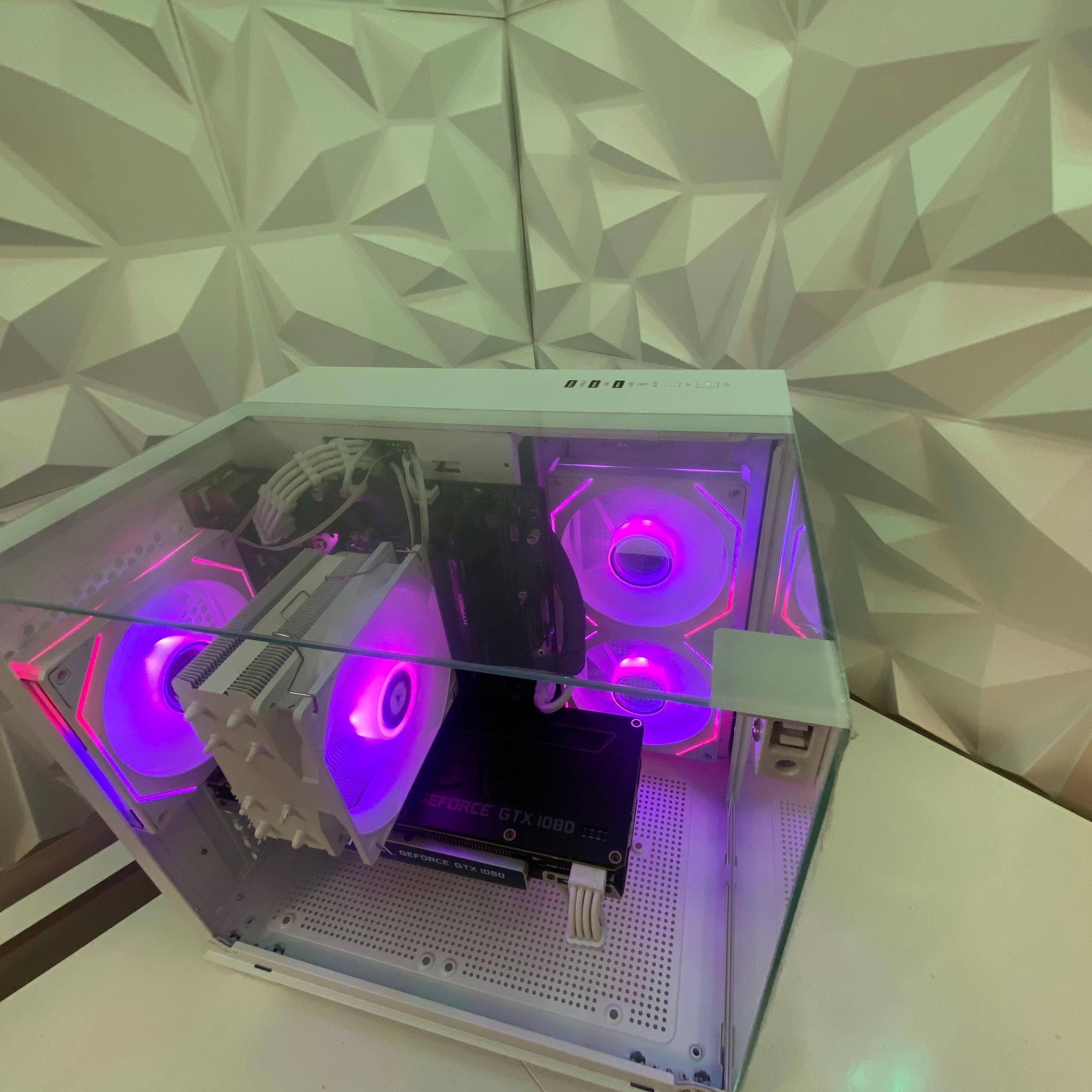 🎅🎅 White Elite Build – intel i5 9500 + GTX 1080 8GB | 1080P/1440P High FPS Ready