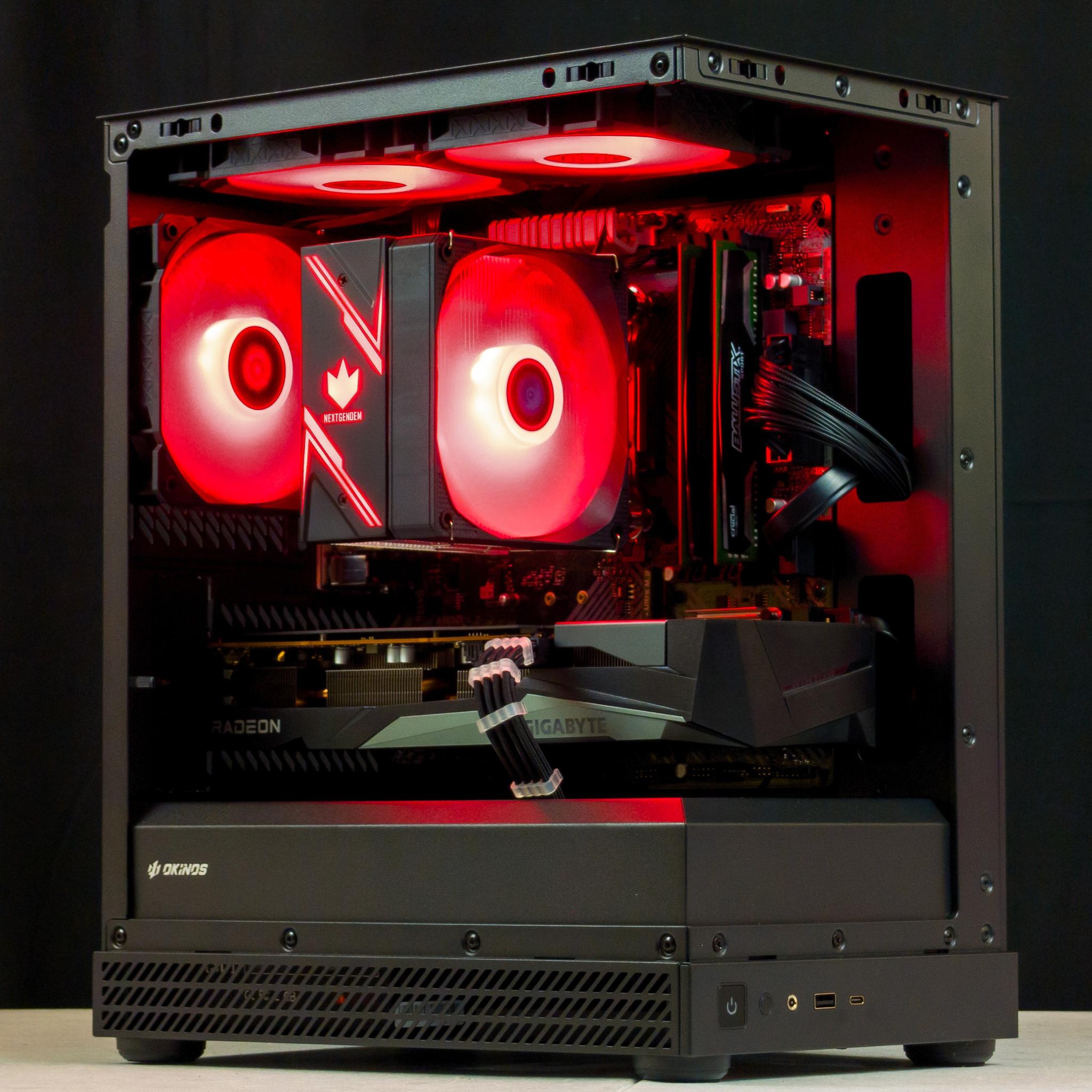 ❤️🖤 RX 7600 / Ryzen 5 3600 / 16GB Gaming PC 🖤❤️