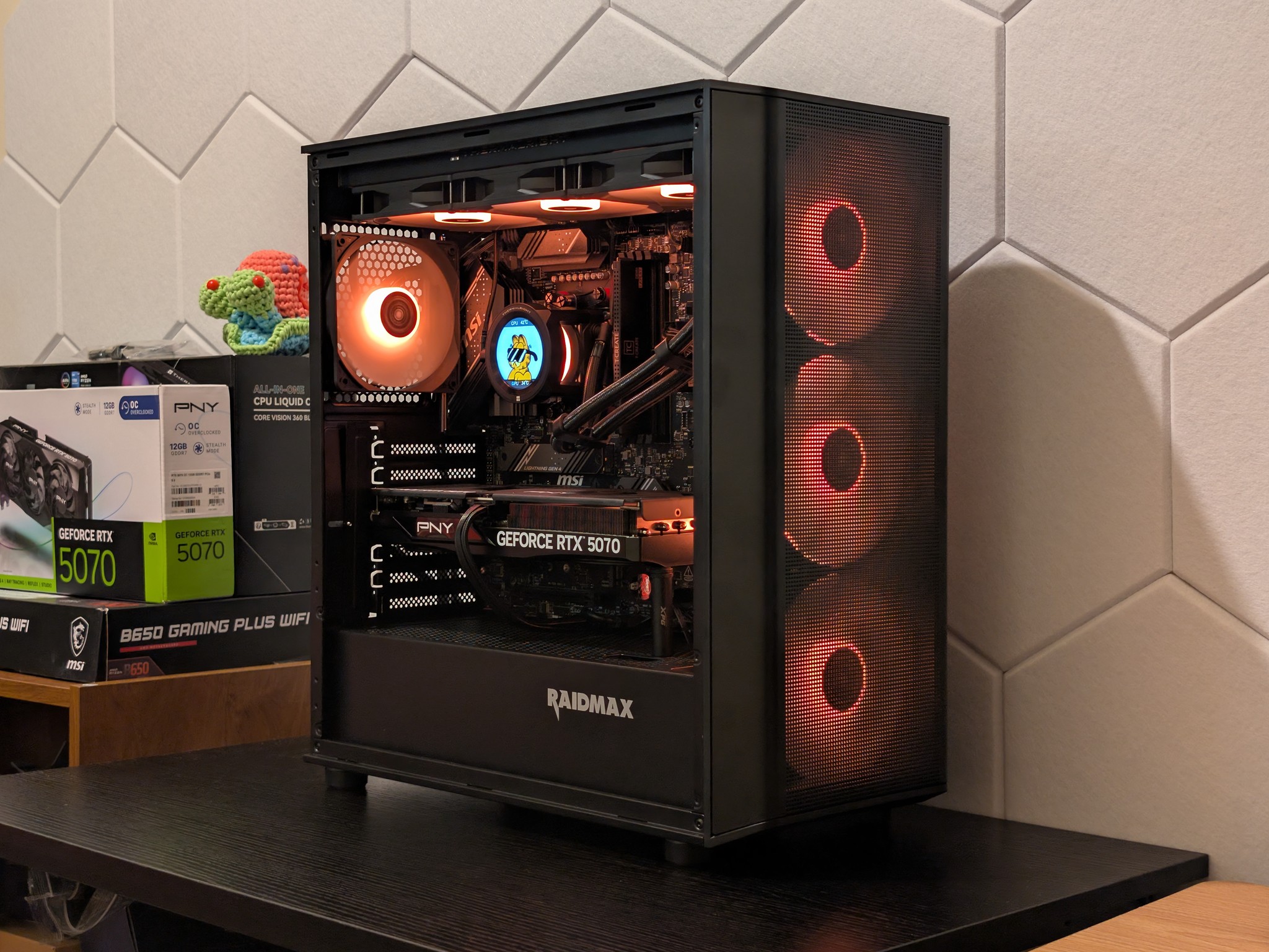 🐈‍⬛🔥1440p Gaming Beast | RTX 5070 | Ryzen 5 7600X | 1TB SSD | 32GB RAM | WiFi 6 & Bluetooth🔥🐈‍⬛