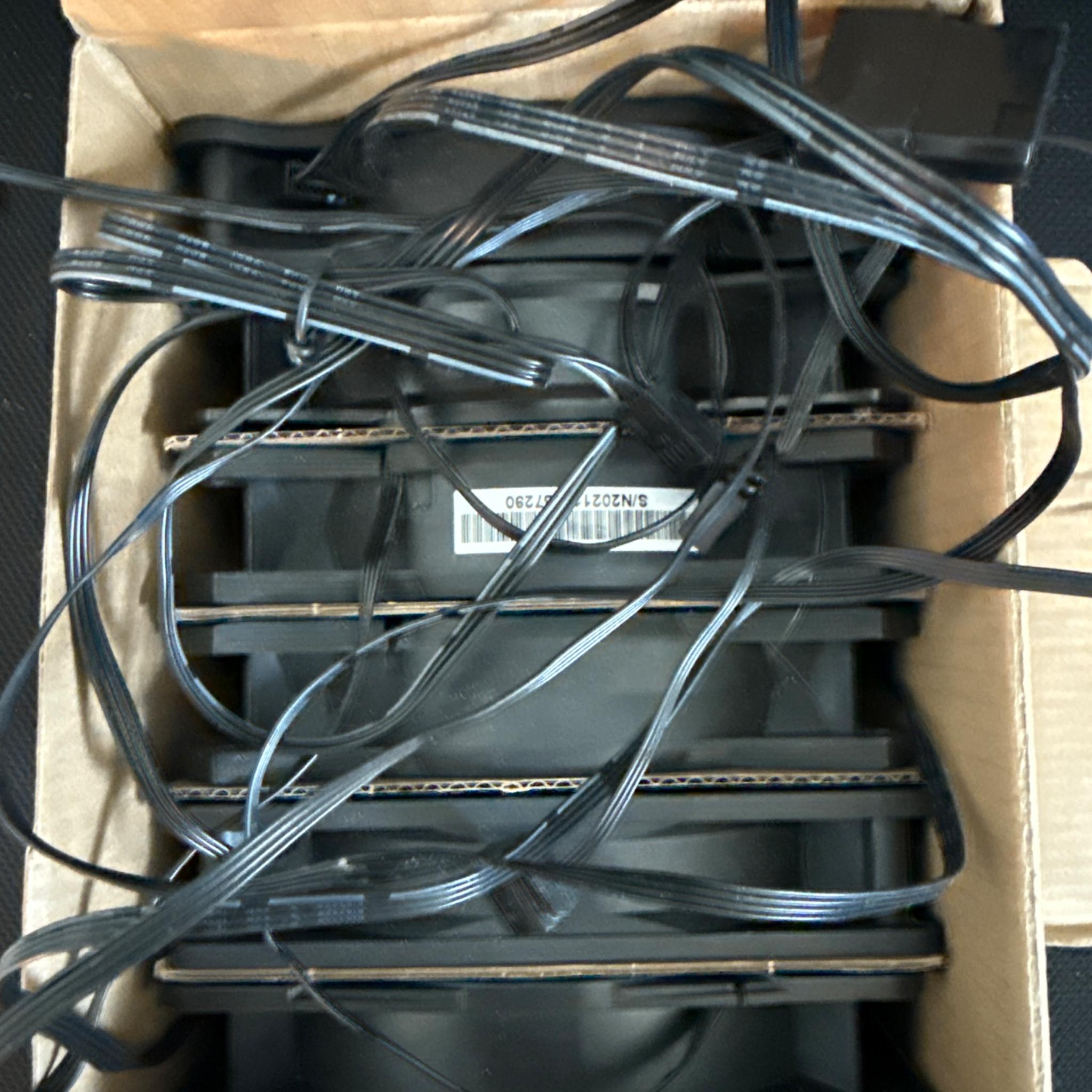 5x 120 case fan assortment