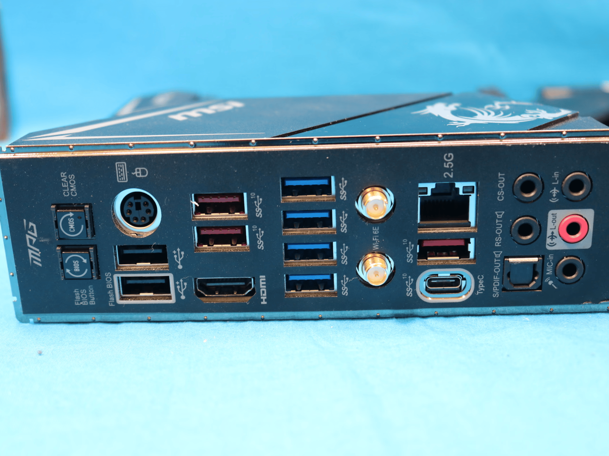 *DAMAGED* MSI MPG X570S Edge Max WIFI AMD Socket AM4 DDR4 ATX Desktop Motherboard