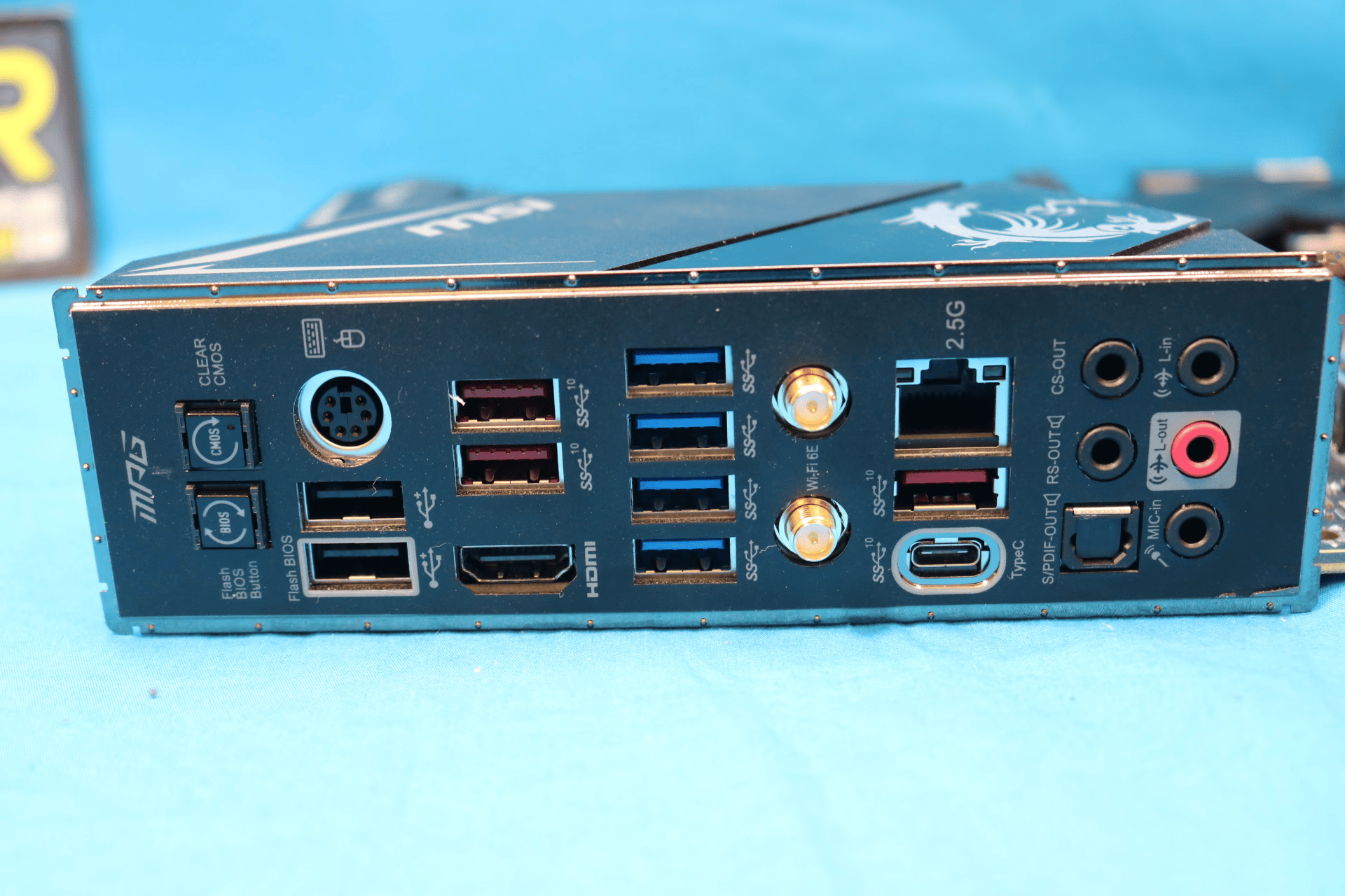 *DAMAGED* MSI MPG X570S Edge Max WIFI AMD Socket AM4 DDR4 ATX Desktop Motherboard