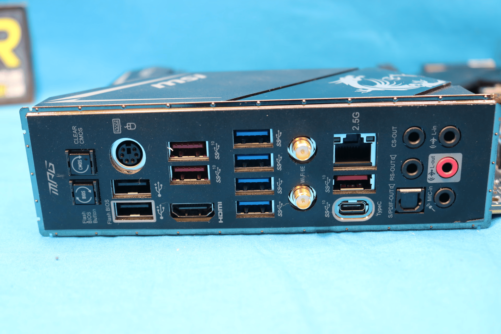 *DAMAGED* MSI MPG X570S Edge Max WIFI AMD Socket AM4 DDR4 ATX Desktop Motherboard