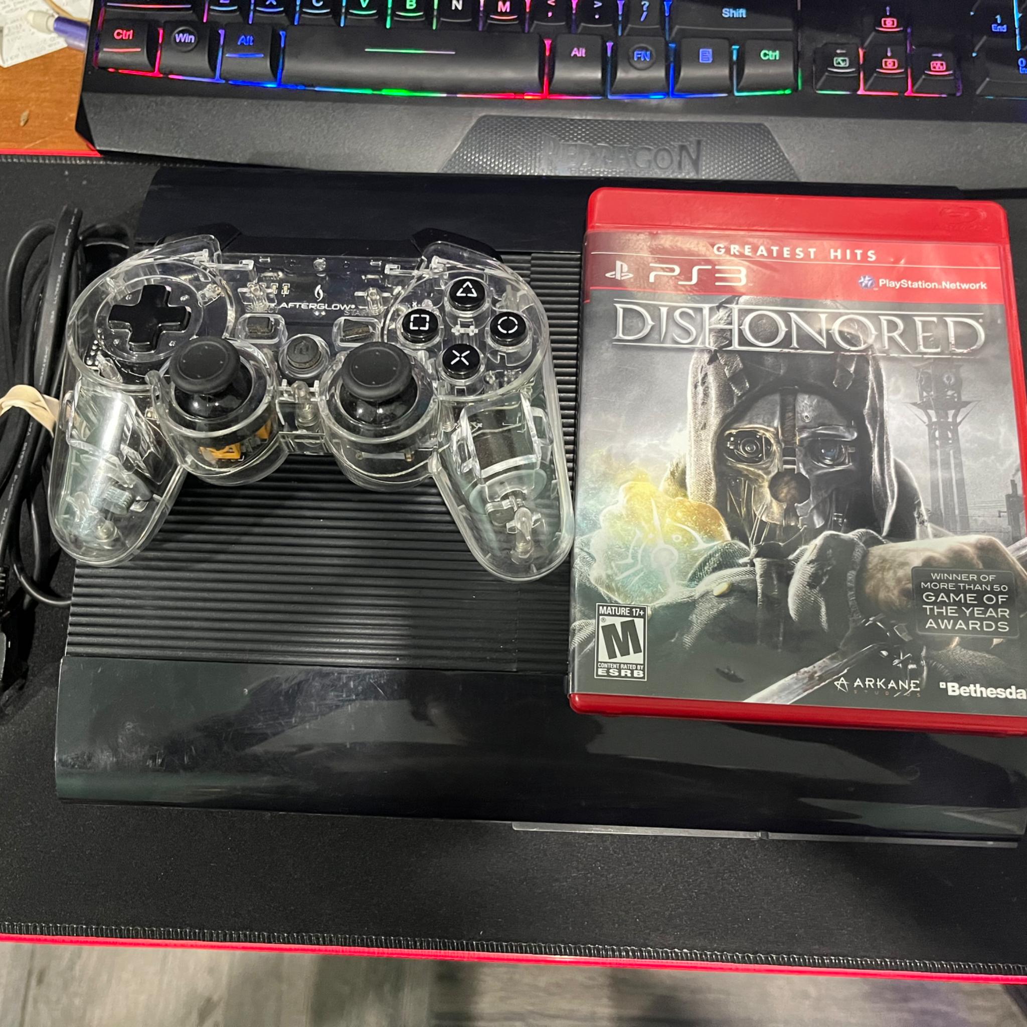 Modded PS3 Super Slim 12GB+500GB Hard Drive
