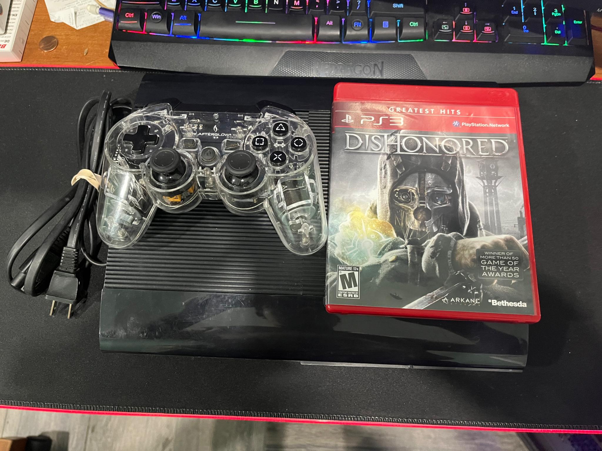 Modded PS3 Super Slim 12GB+500GB Hard Drive