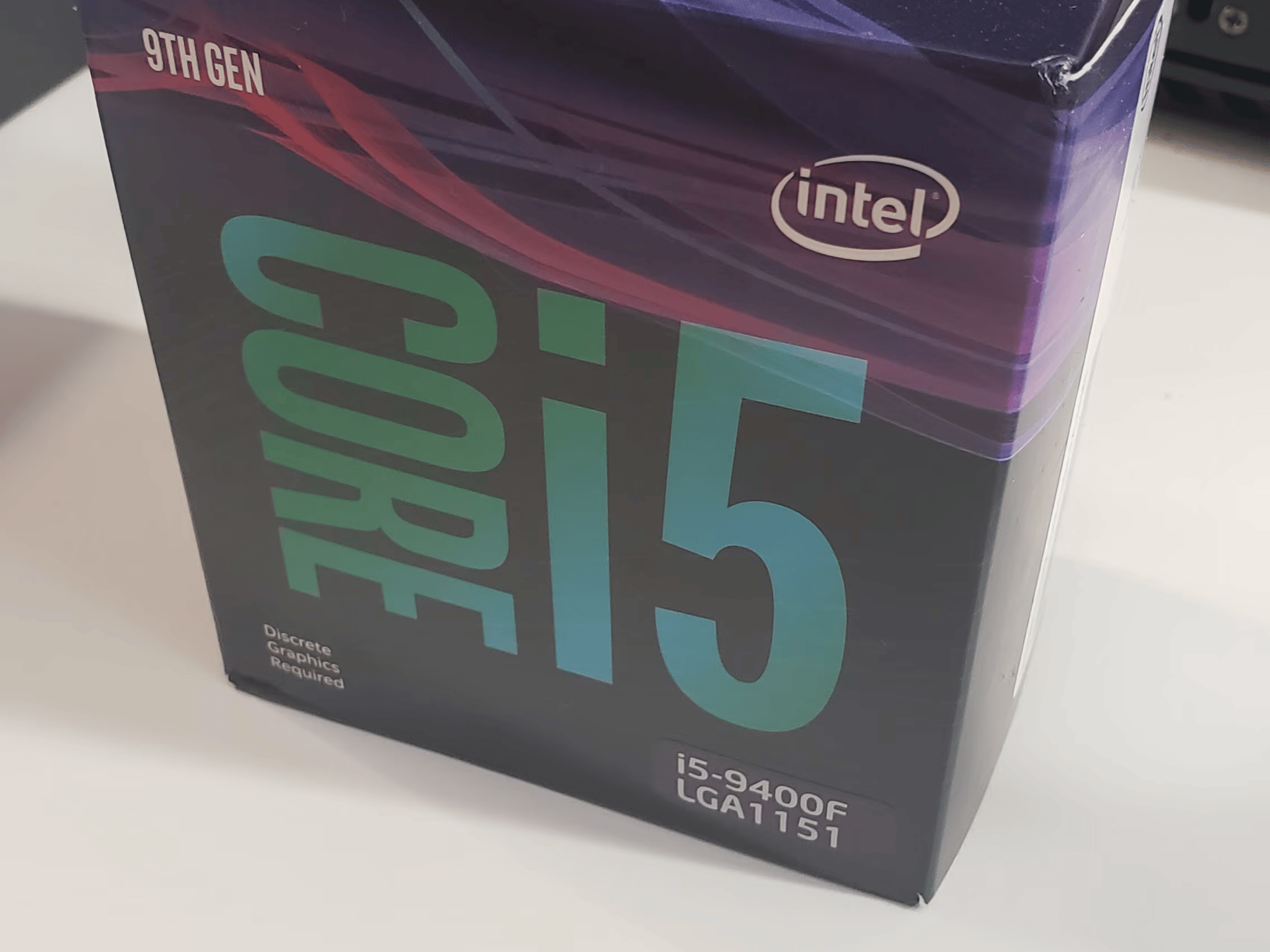 New i5-9400f with cooler