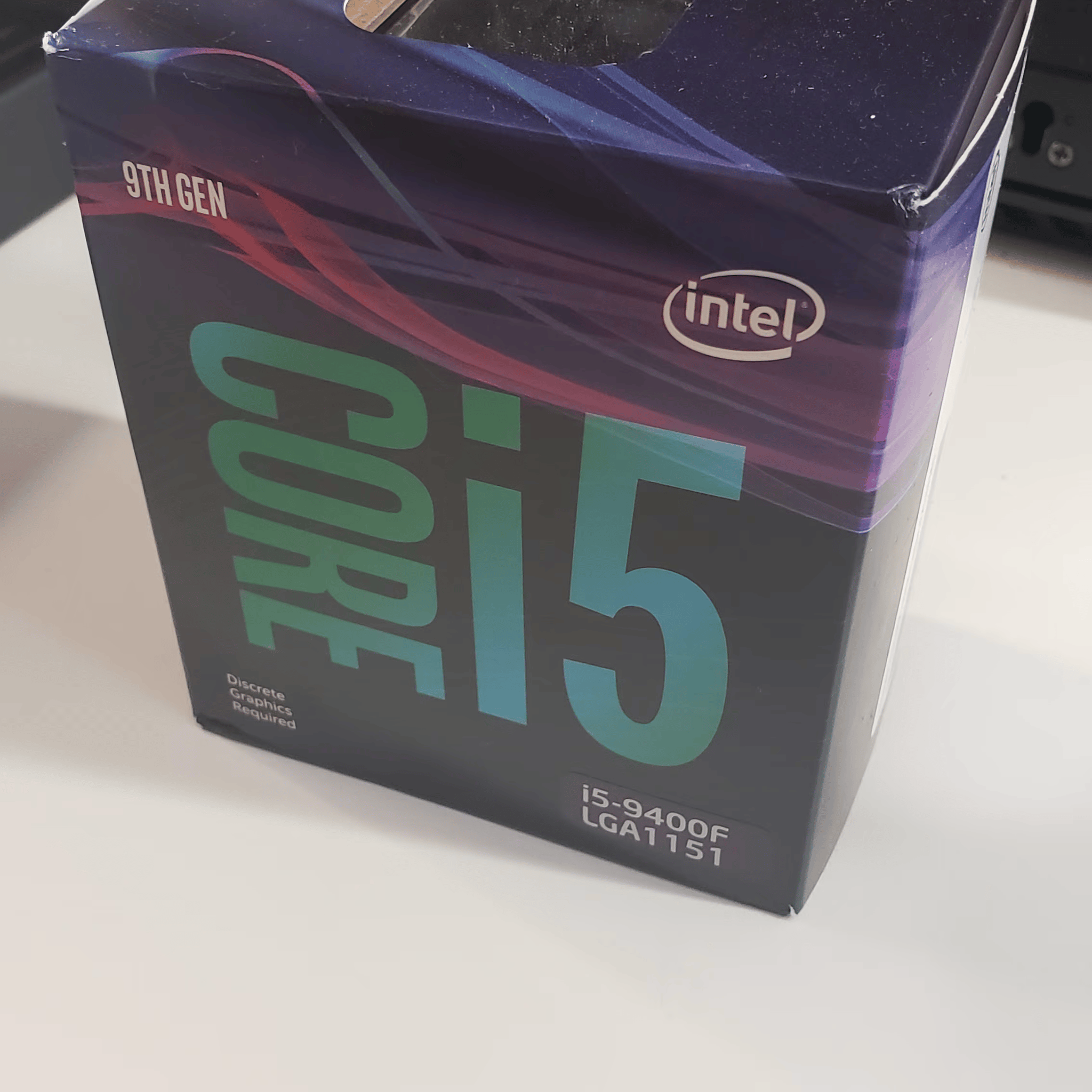 New i5-9400f with cooler