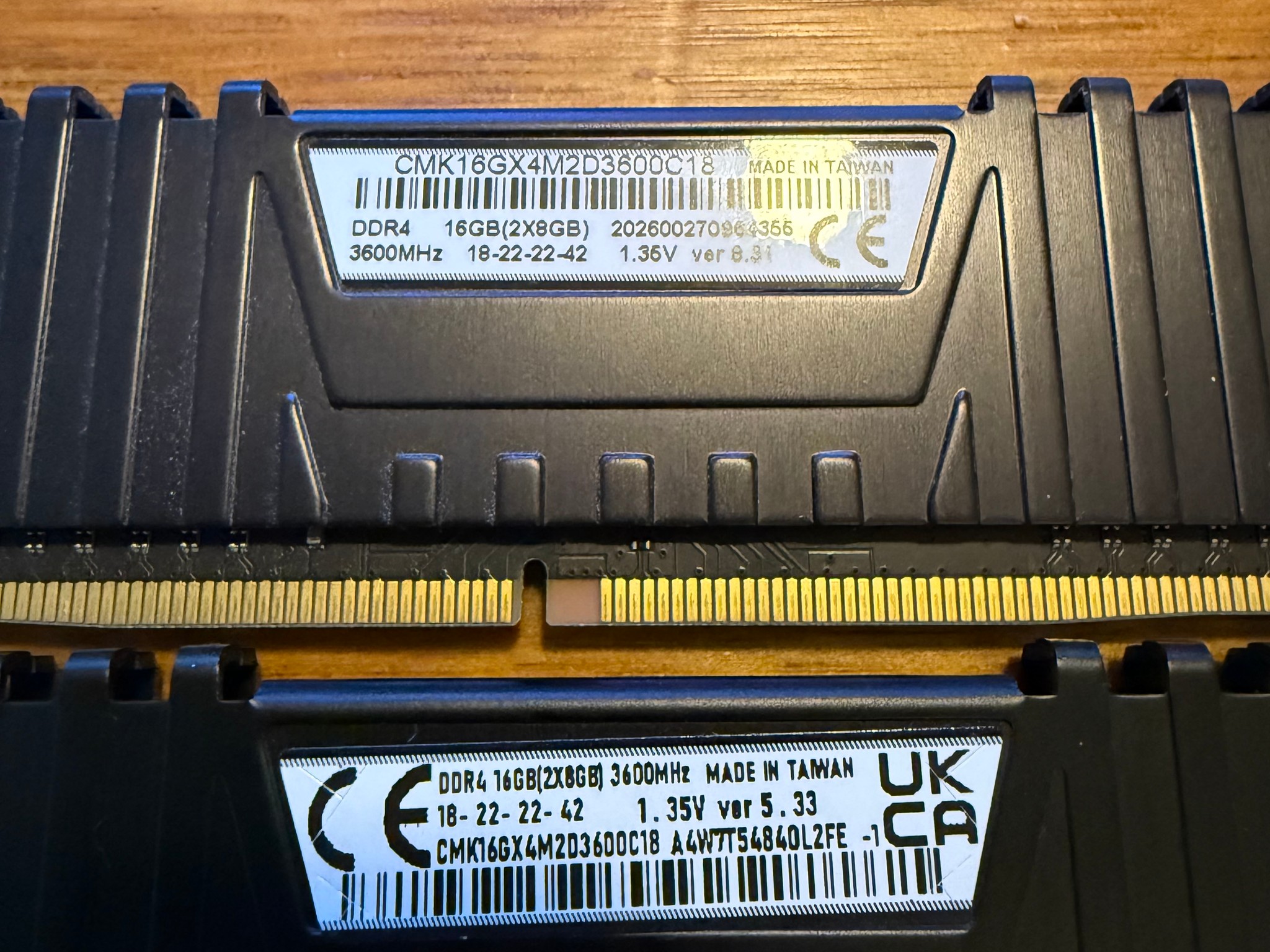 Corsair Vengeance DDR4-3600 32Gb (4x8Gb)