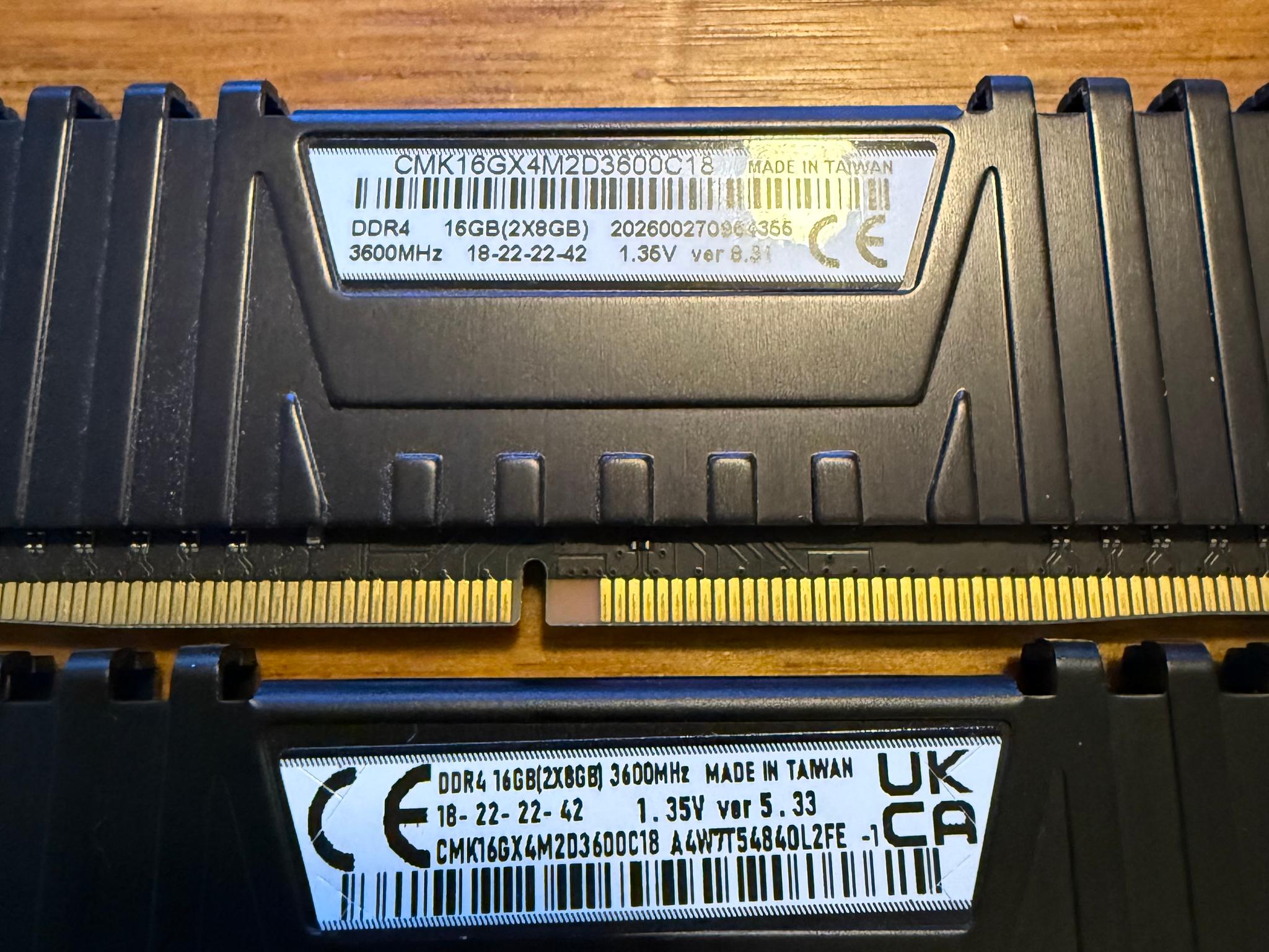 Corsair Vengeance DDR4-3600 32Gb (4x8Gb)