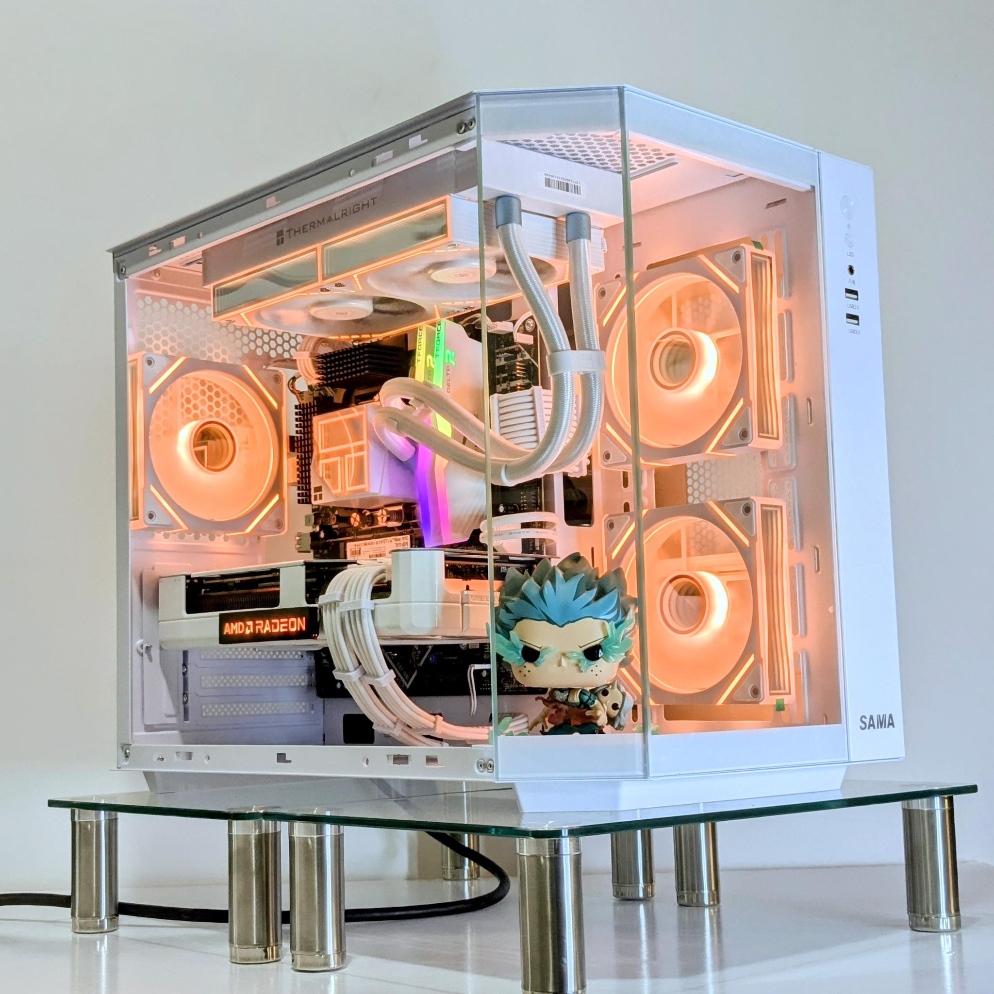 🧊⚡️Infinite Deku 2.0🤍RX 7900GRE🤍I5-12600K🤍Z690(OC*)🤍32GB TFORCE RAM🤍1TB NVMe SSD🤍Windows 11 Pro