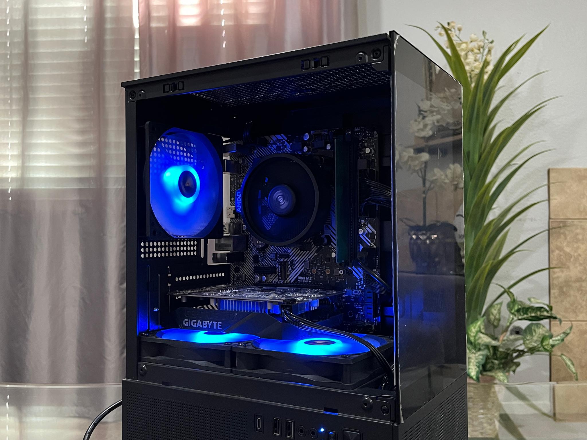 GTX 1650 4GB, Ryzen 5 2600, 8GB RAM | Black RGB Gaming Computer/Pc