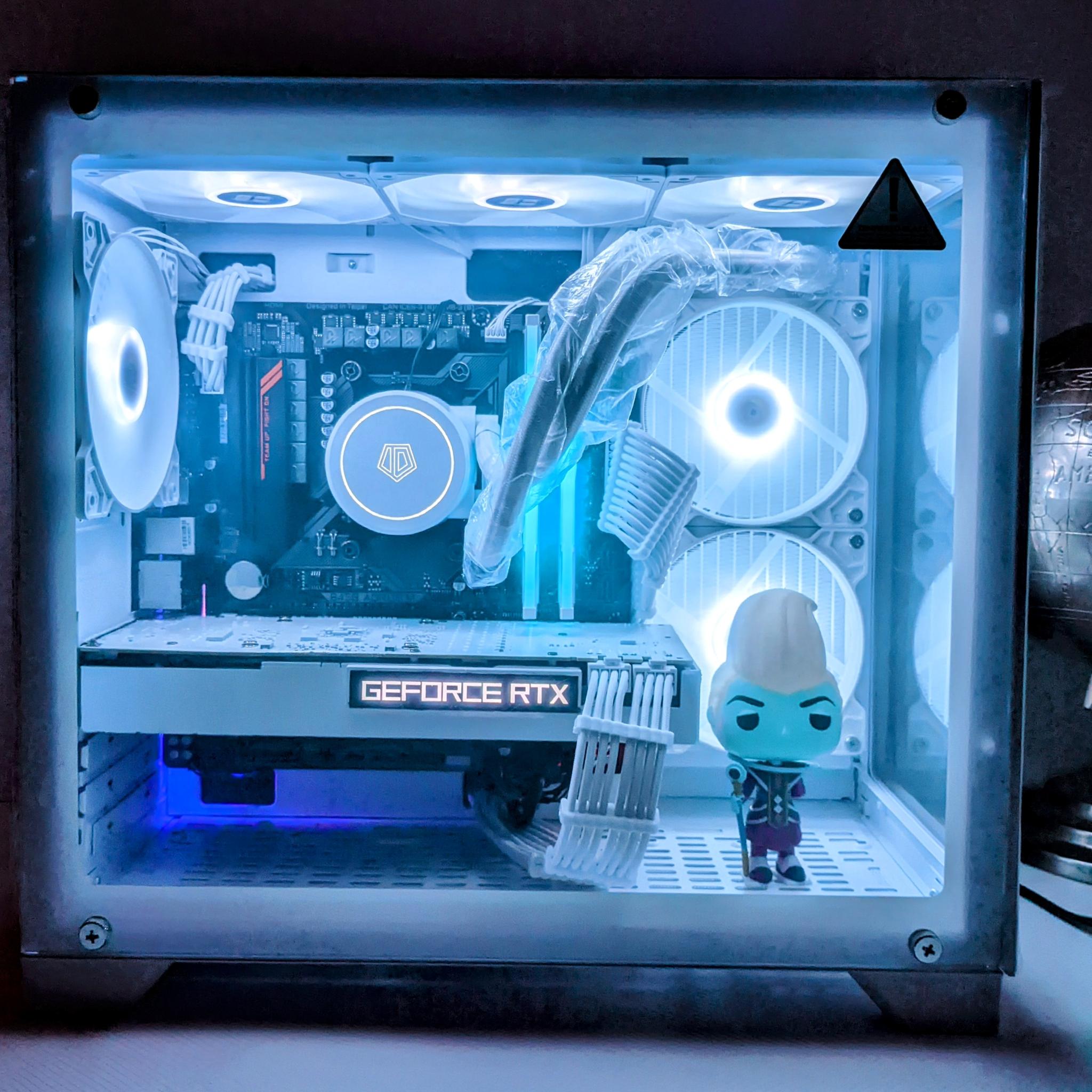 ::Project Whis🍦:: RTX 3070| Ryzen 5 5500@4.2GHz| 2X8GB Warhawk DDR4(aRGB)| 1TB NVMe| Windows 11 Pro