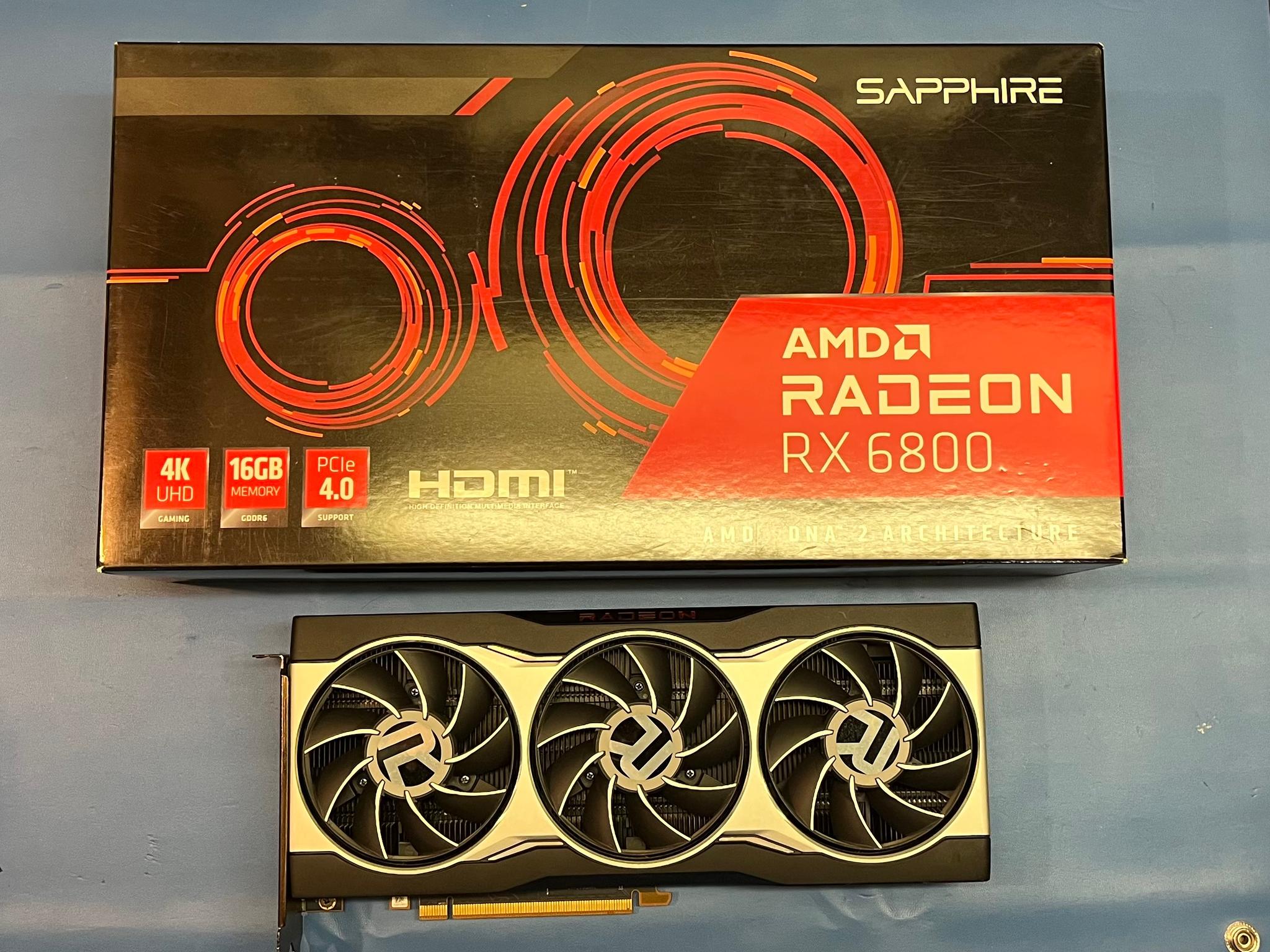 Sapphire AMD Radeon RX 6800 Reference Card 16GB VRAM