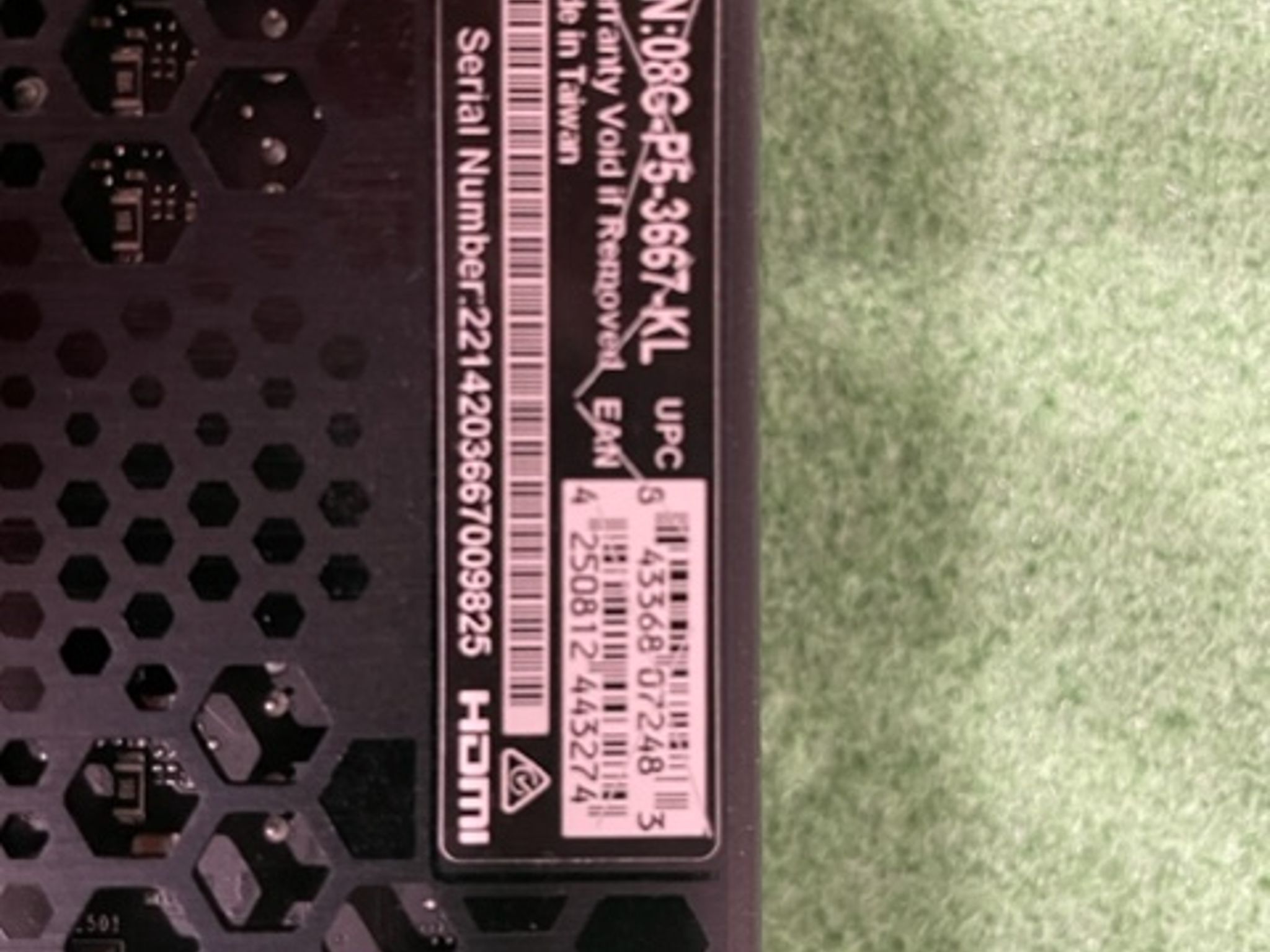 Great shape! EVGA RTX 3060TI FTW3 ULTRA