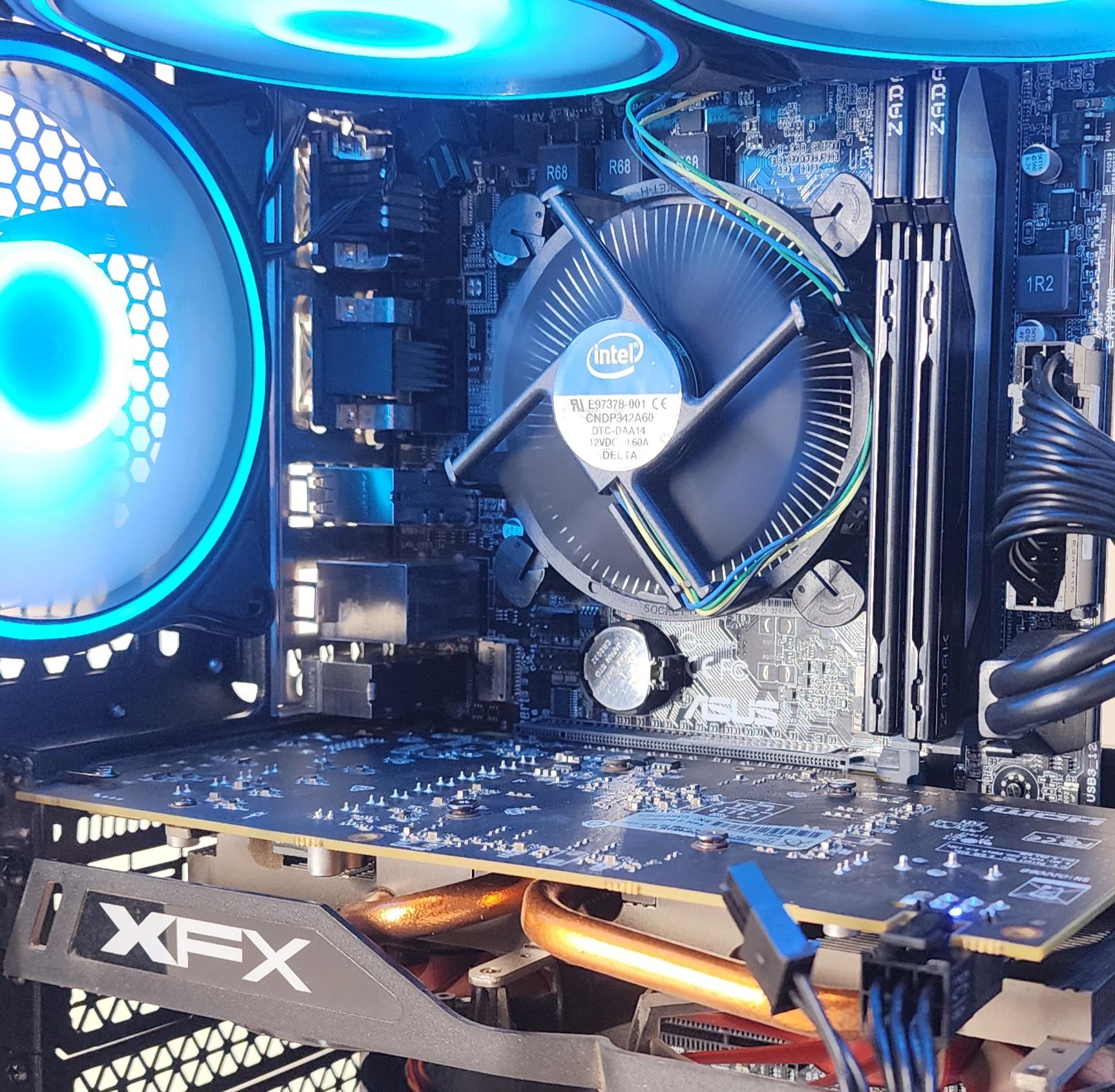 Gaming PC i5-6500 16GB RAM 240GB SSD + 500GB HDD RX 470 8GB Windows 11 Computer