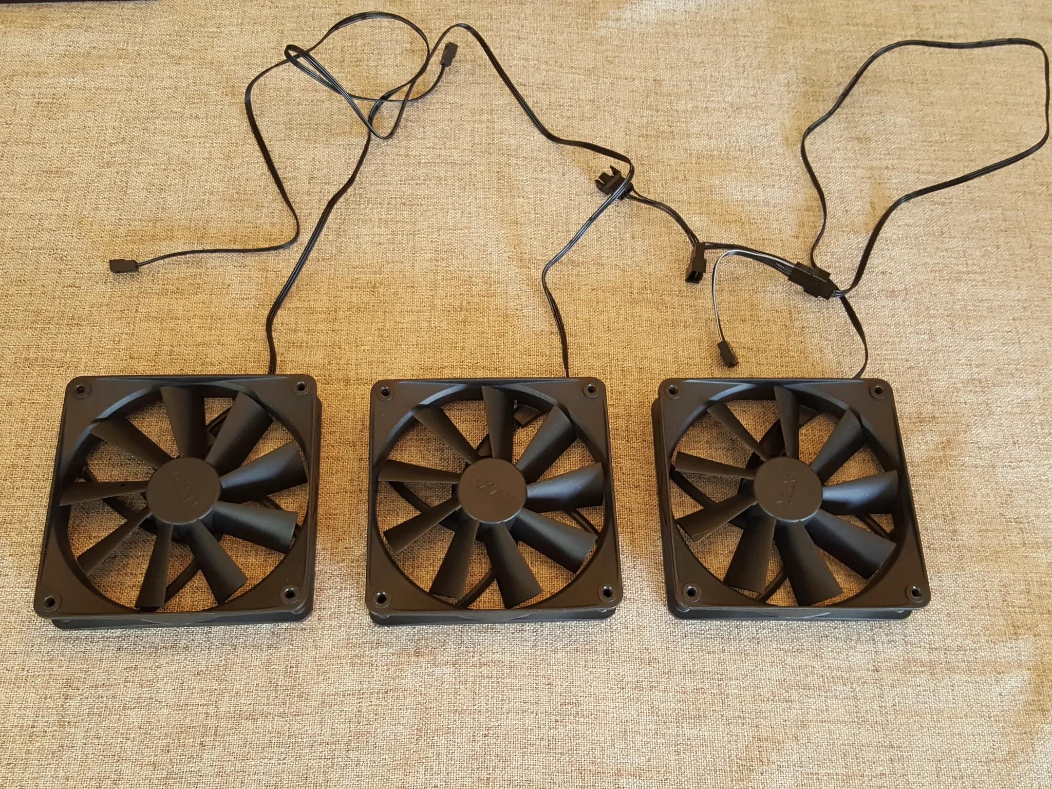 3 NZXT Case fans