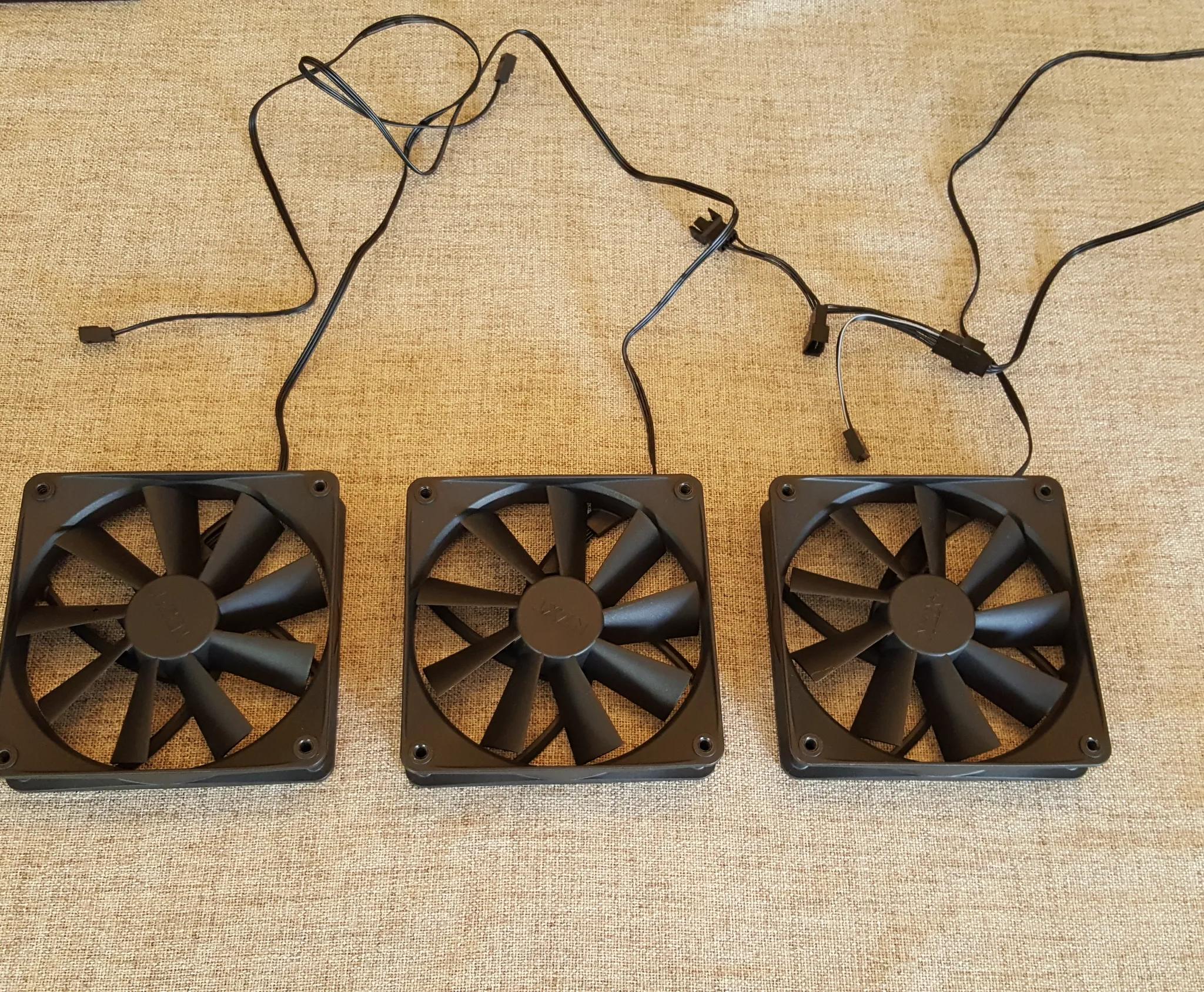 3 NZXT Case fans