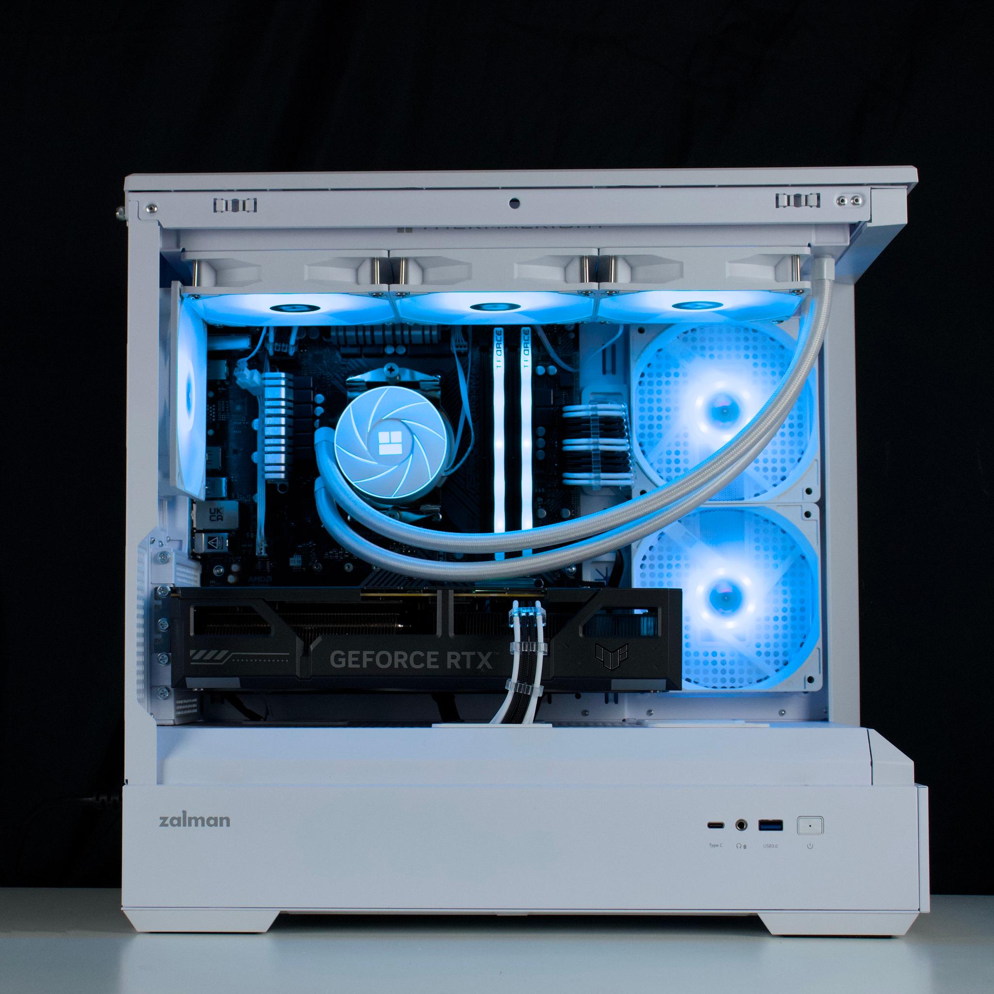 🧊❄️🧊 White Gaming PC – RTX 5060, Ryzen 5 5600, 16GB RAM, 1TB SSD - WiFi 🧊❄️🧊