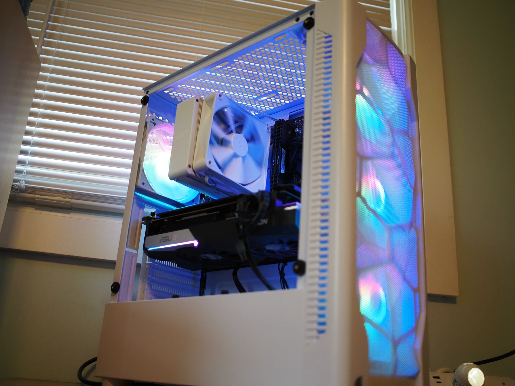 🤍 White RX 6700 XT Gaming PC | NZXT RGB Cooler | High FPS Fortnite/Warzone | WiFi