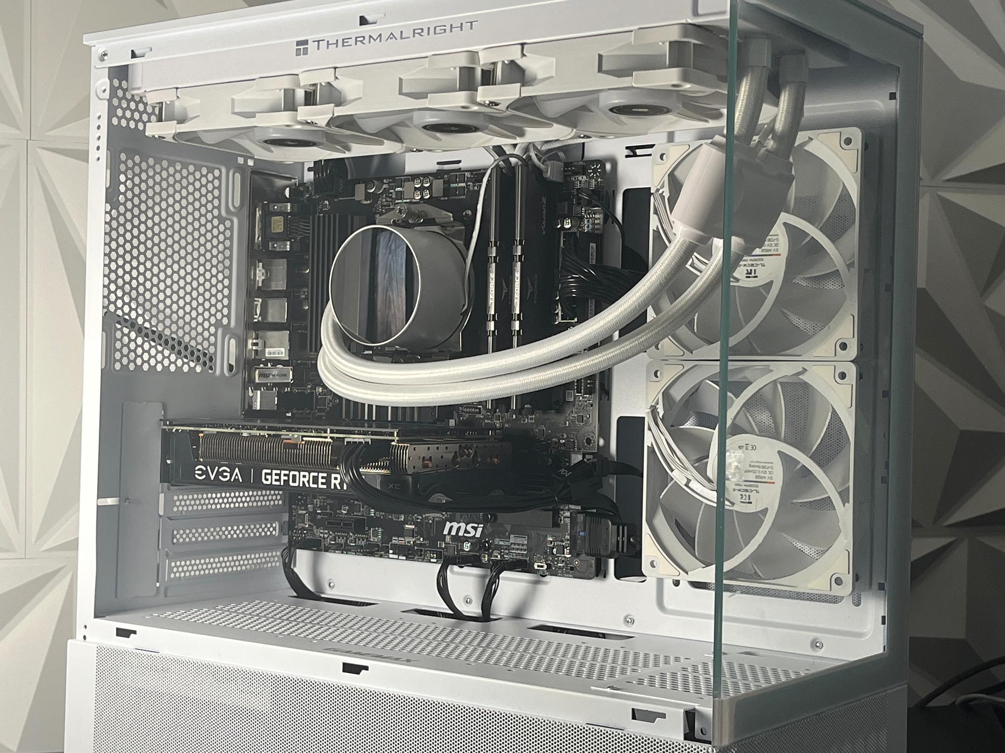 RTX 3060 Ti 8GB, Ryzen 5 4500, 32GB RAM 3200MHz | White RGB Gaming Computer/PC