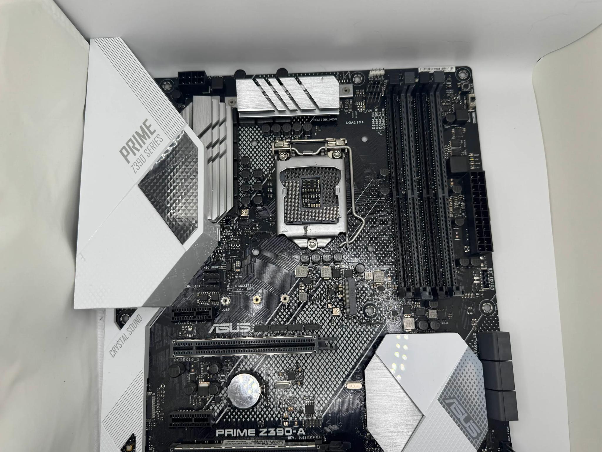 🖥️ Asus Prime Z390-A Motherboard – LGA 1151 – ATX – Intel 8th/9th Gen Ready