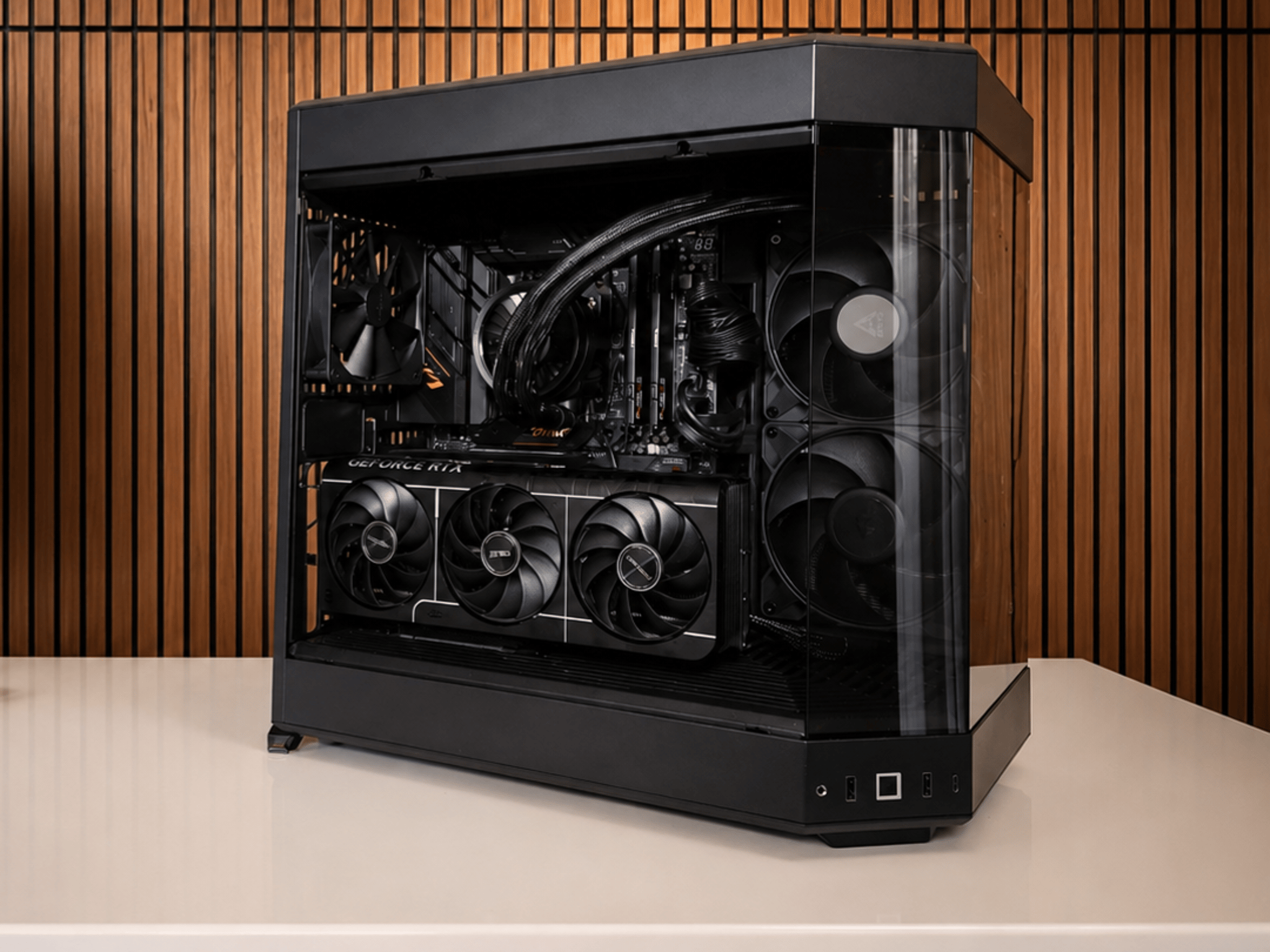 ALL Black V4 | RTX 5070| Ryzen 9 7900x | 32GB DDR5 | 1TB NVME | GOLD PSU | Windows 11 | WIFI