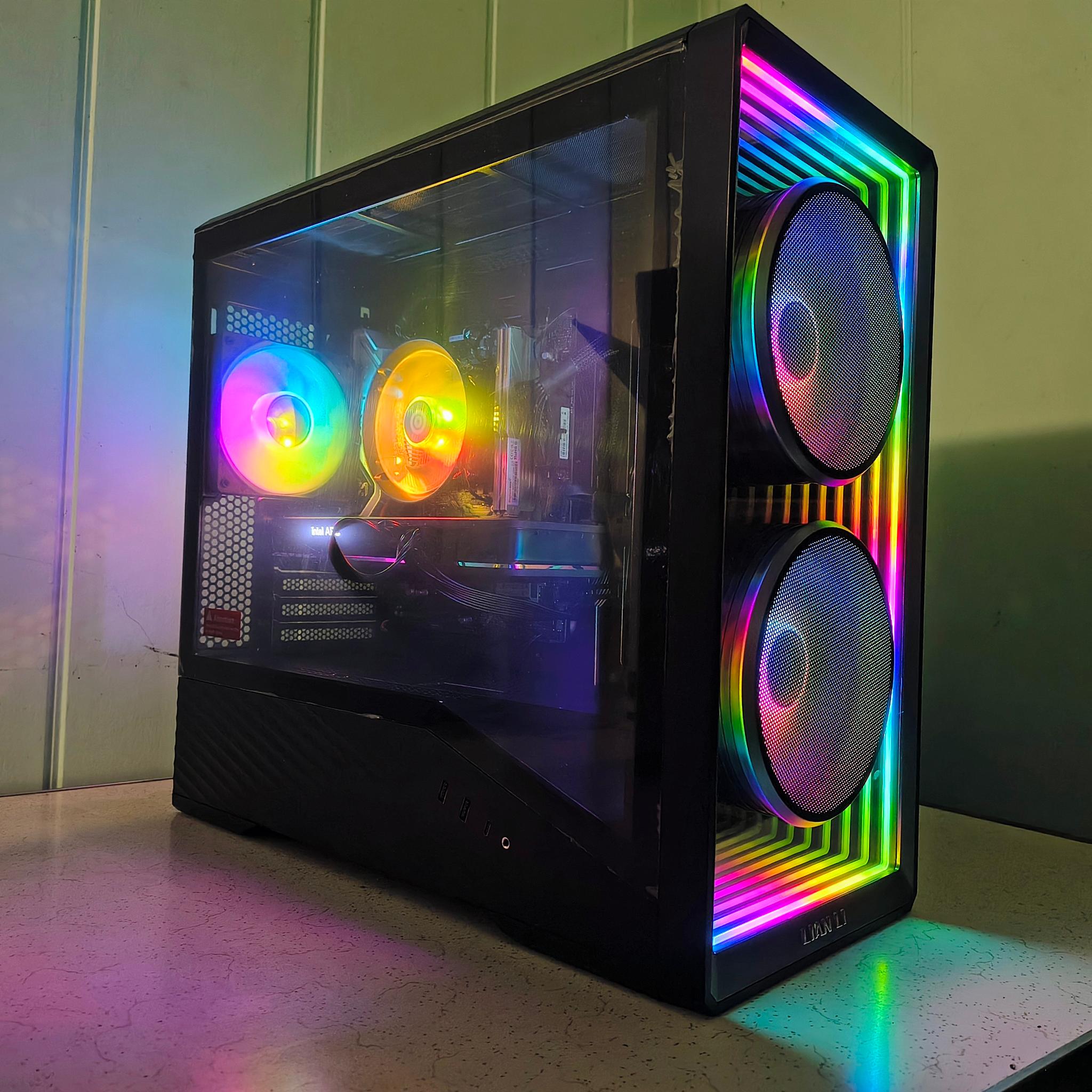 Custom Lian Li Streaming PC - I5-12400, Arc A750 8gb, 64GB DDR4, 1.25TB Storage