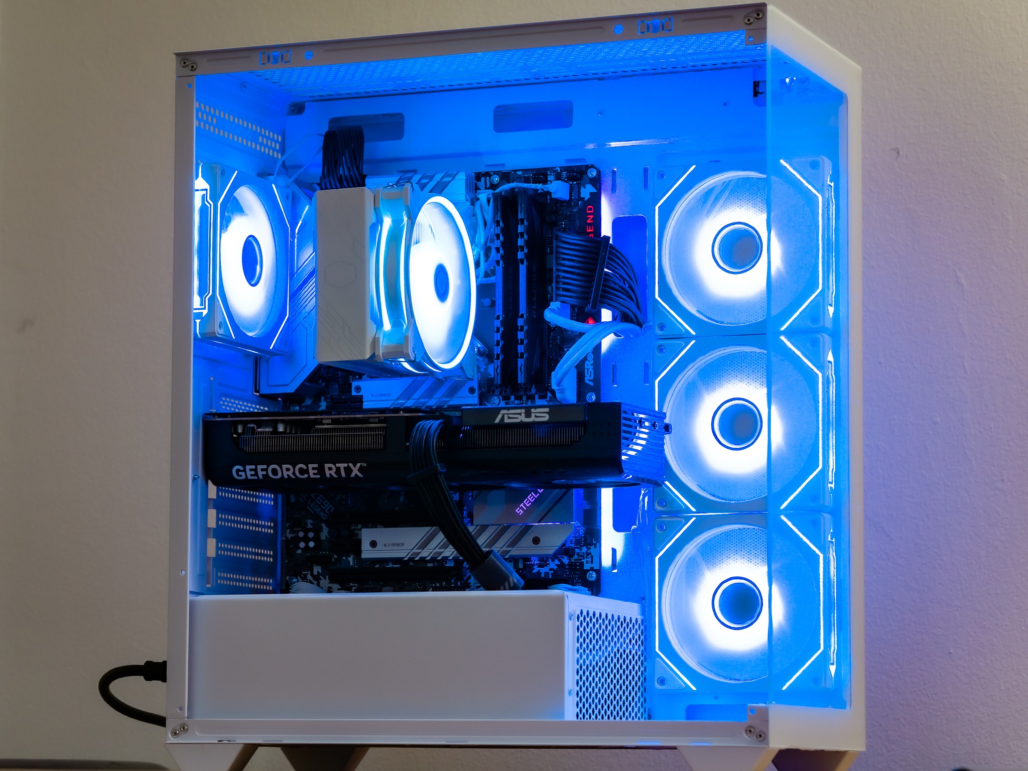 RTX 5070 Gaming/Streaming PC | All New Parts| 1440p/4K Ready | i5 12600K | 1TB SSD | ARGB | White
