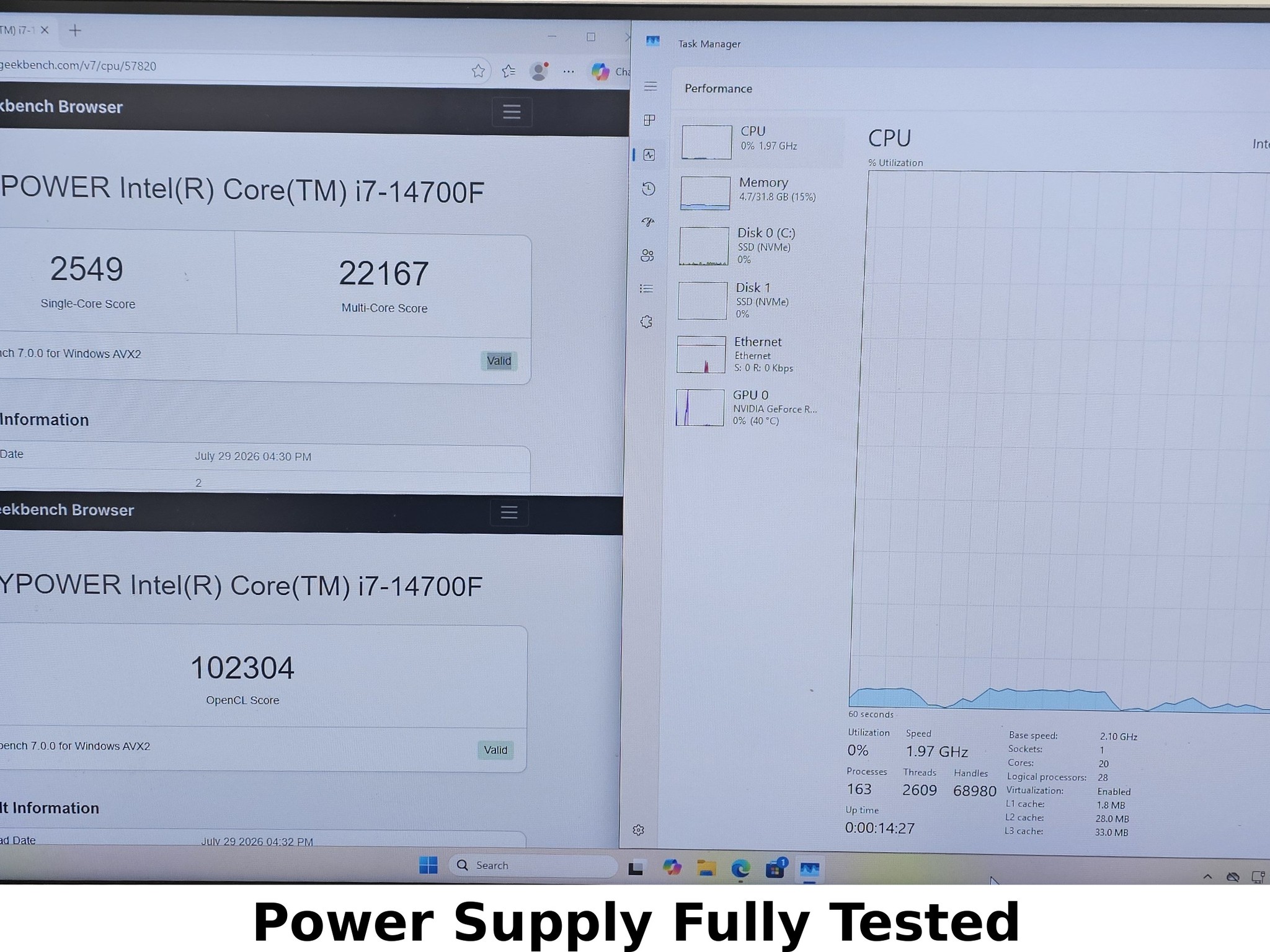750 Watt PSU High Power HP1-J750GD-F12S Power Supply