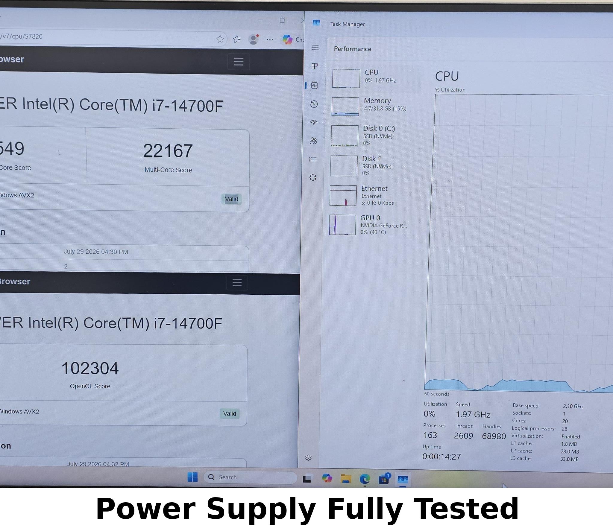 750 Watt PSU High Power HP1-J750GD-F12S Power Supply