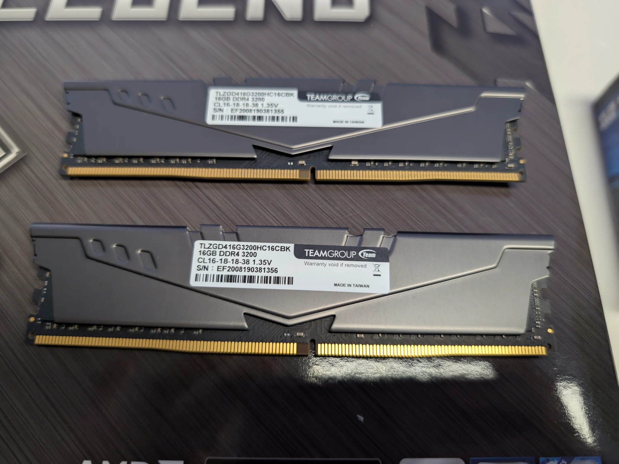 i9-9900k,  Asrock z390 Steel Legend, Plus memory and Wifi Card