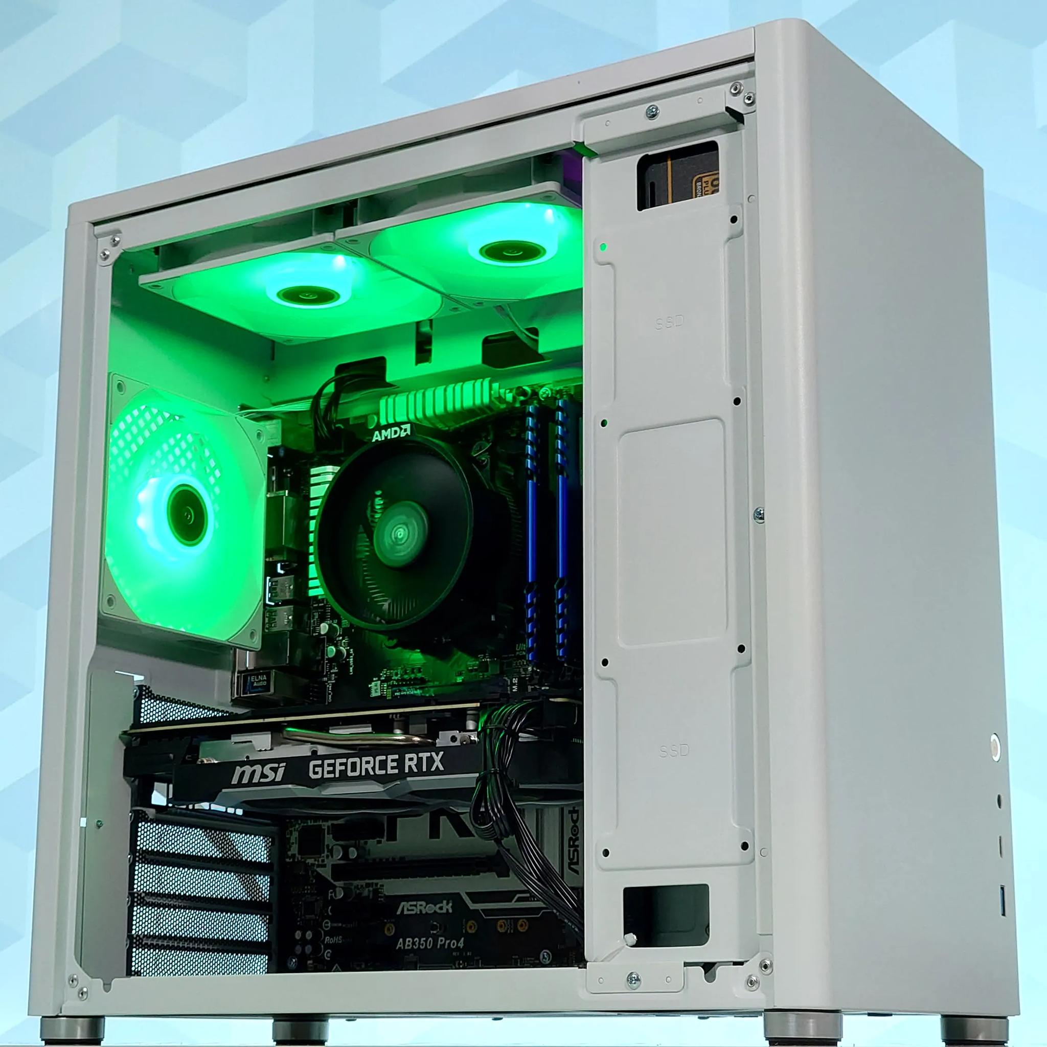 🤍✨Nvidia RTX 2060❇️AMD Ryzen 5 3500X 6-Core❇️16GB DDR4❇️1TB SSD