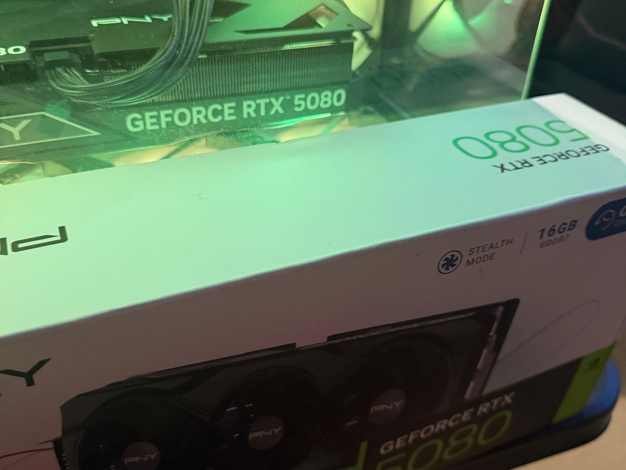 PNY GeForce RTX 5080 Overclocked Triple Fan