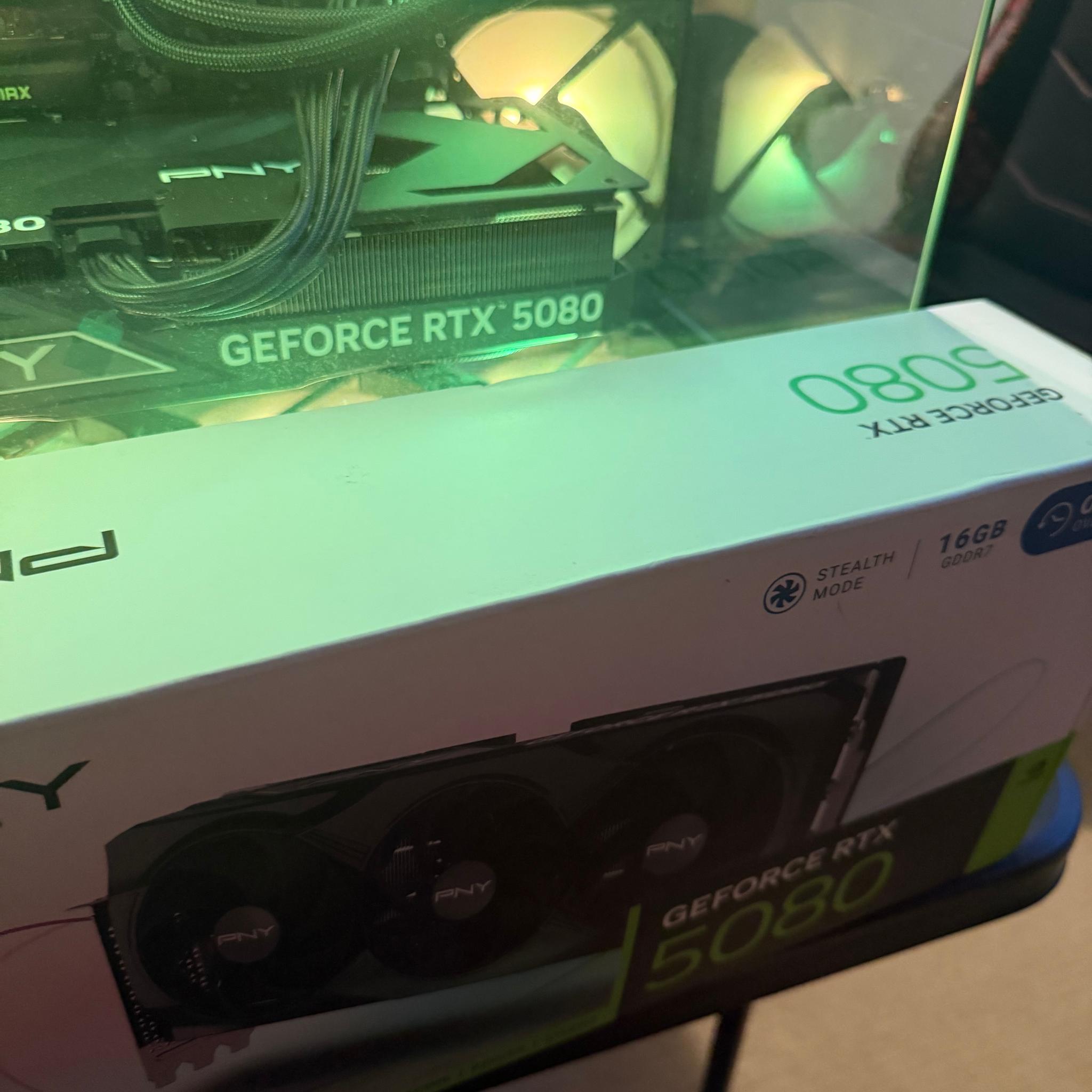 PNY GeForce RTX 5080 Overclocked Triple Fan