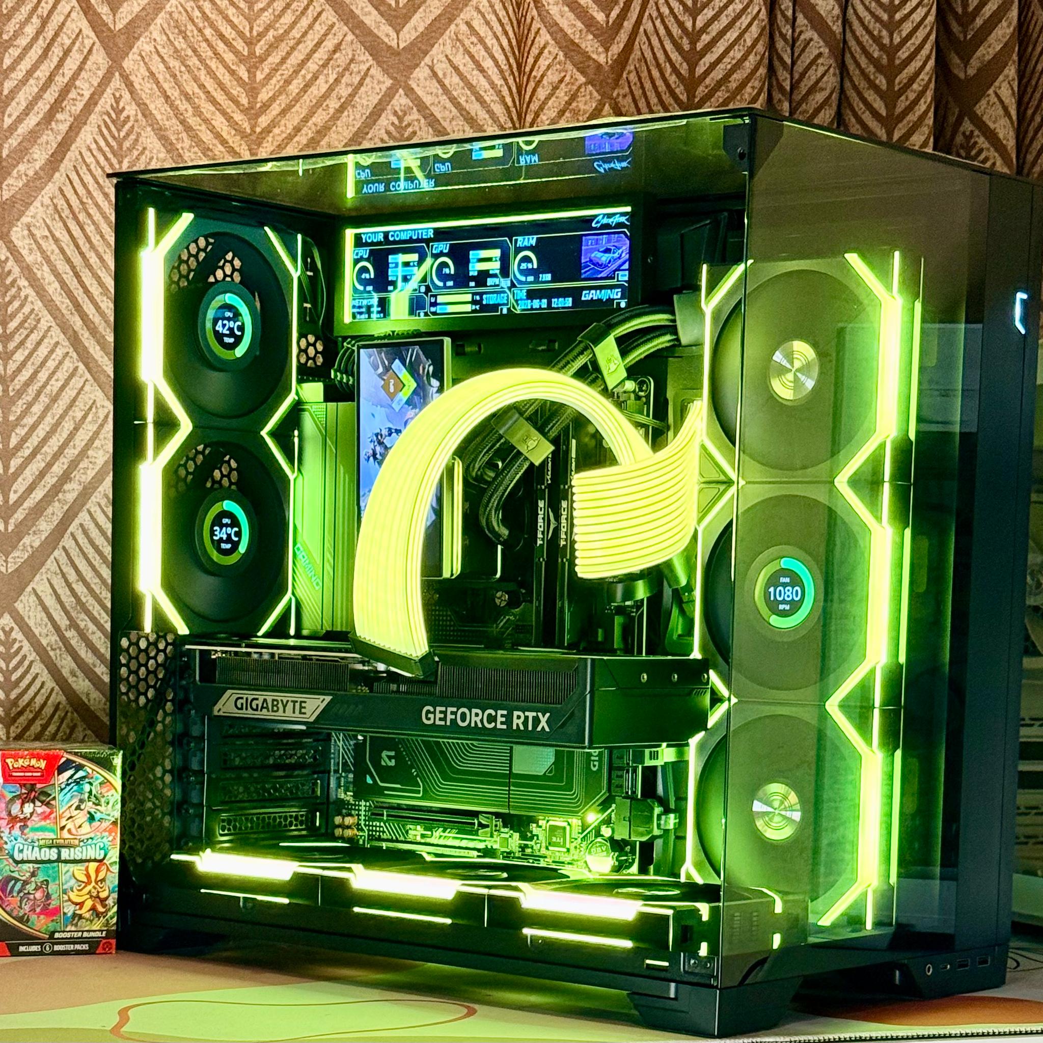 🎁 FREE Pokémon Booster Bundle I RTX 5080 + Ryzen 7 9800X3D Gaming PC | 🌌 Eclipse Vision ⚡
