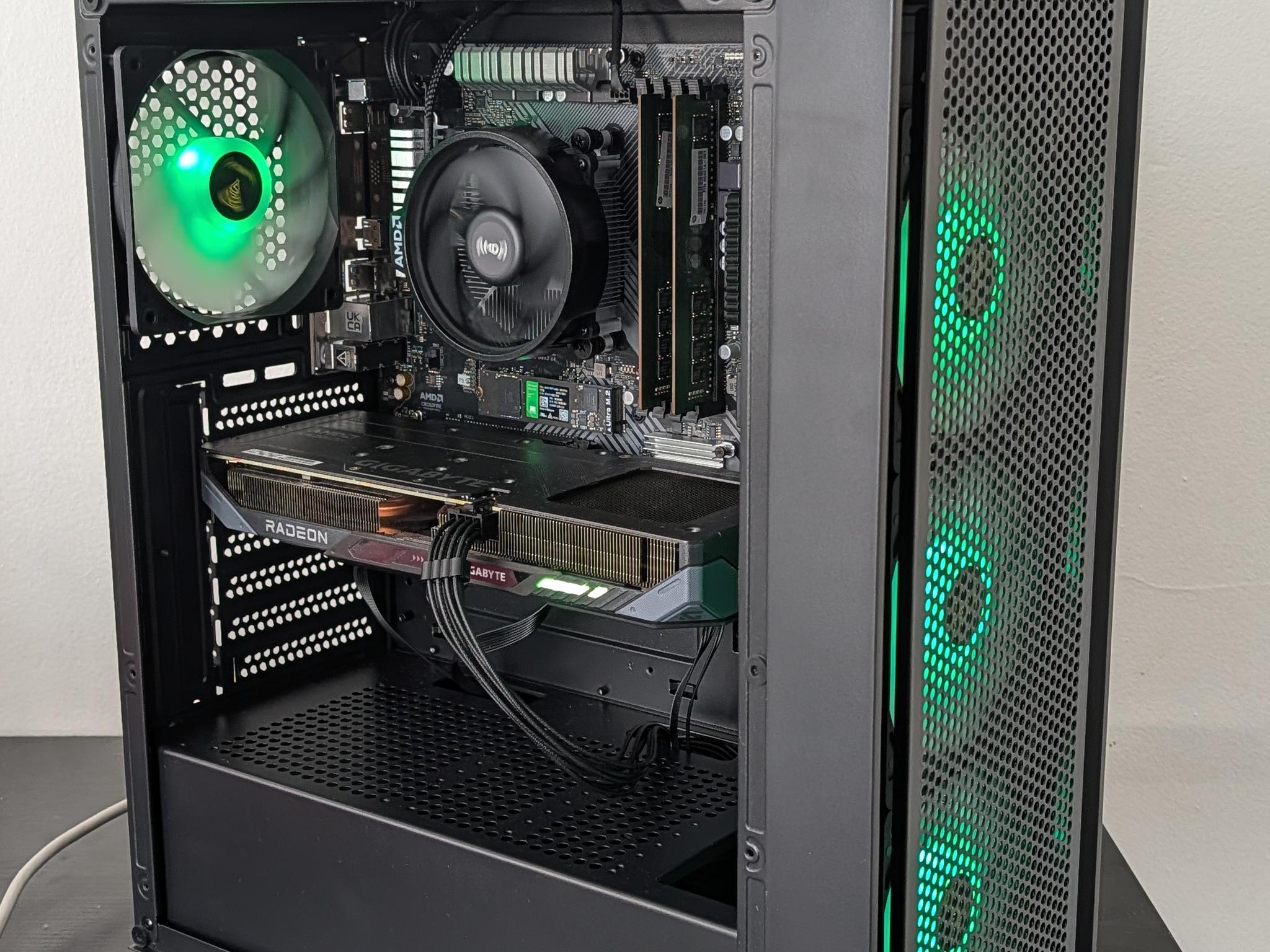 RX 9060 XT 8GB | Ryzen 5 5500 | 32GB DDR4 | 1TB NVME M2 SSD | Wi-Fi Bluetooth | Custom Gaming PC