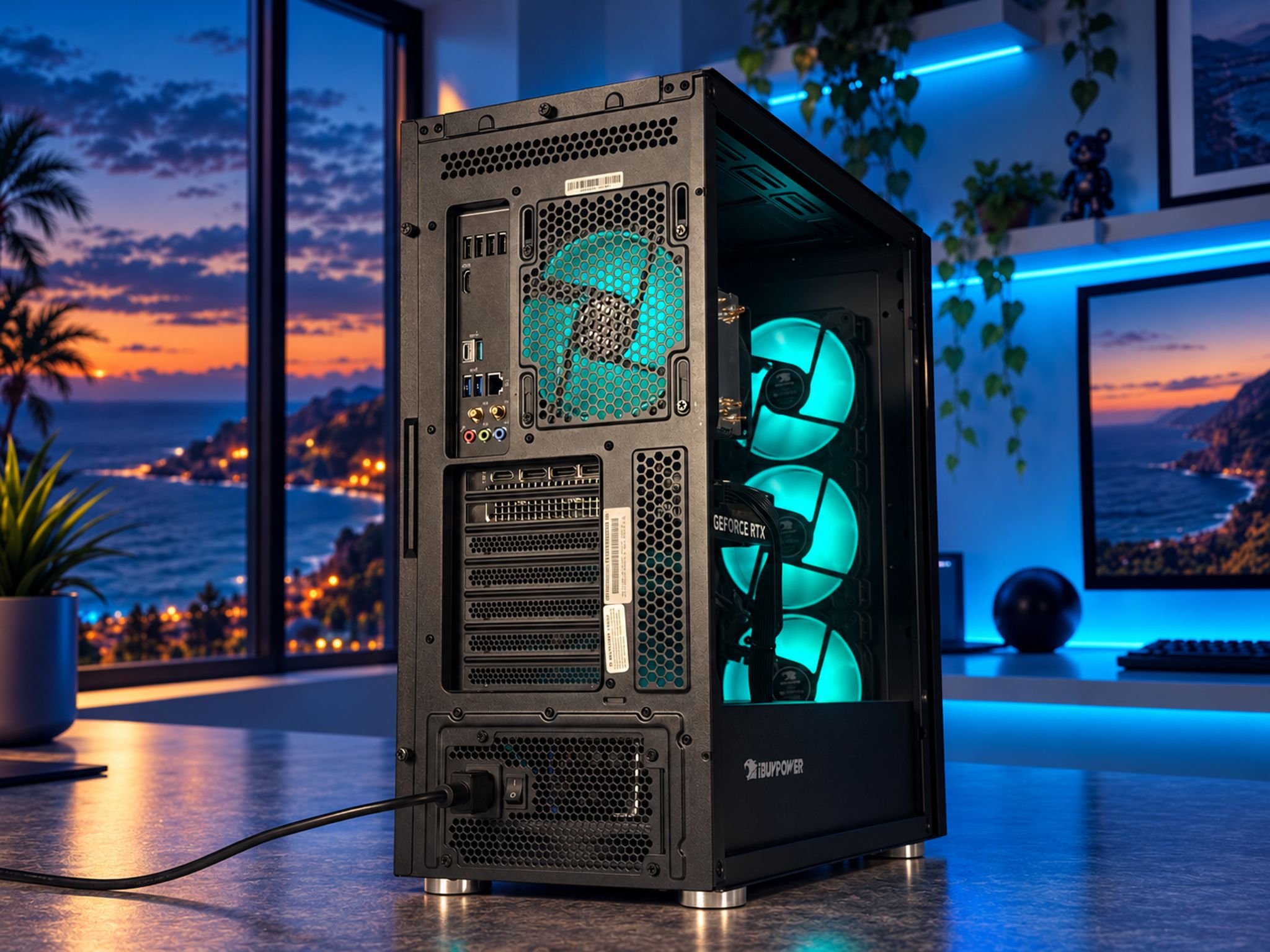 🌴 TROPIC Gaming PC | RTX 4060 TI | I7-13700F | 32GB DDR5 | 1TB NVME | | WiFi & BT | FREE SHIPPING