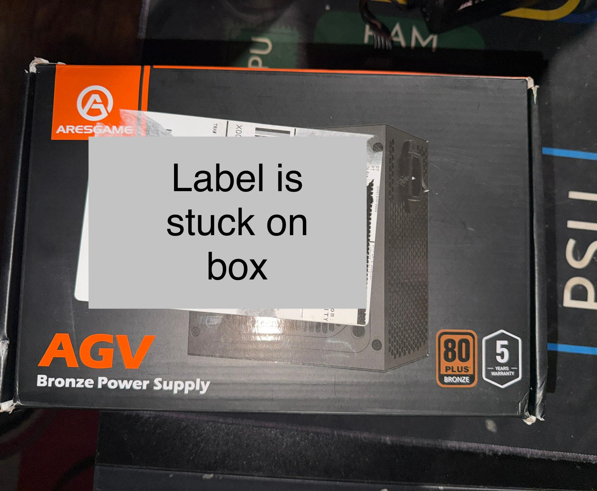 Aresgame AGV750 750W Power Supply