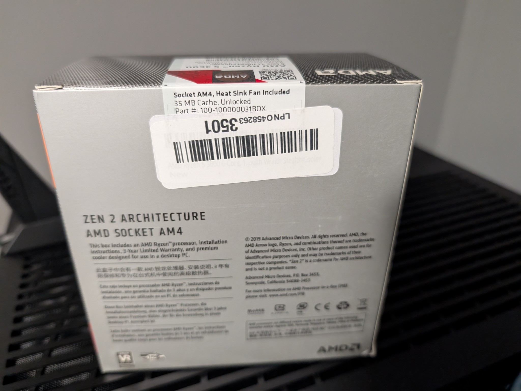AMD Ryzen 5 3600 CPU *BRAND NEW SEALED*