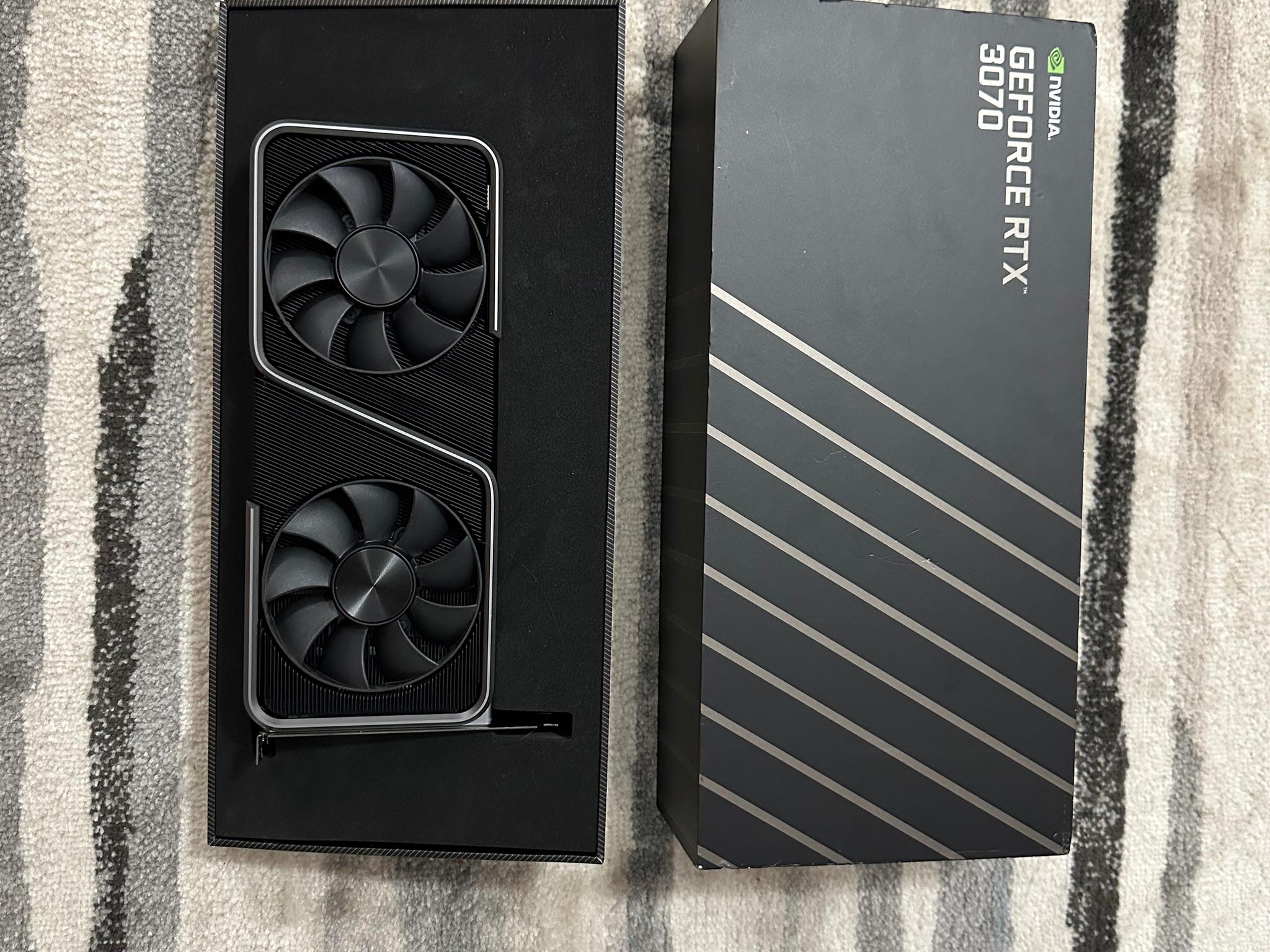 NVIDIA RTX 3070 Founders Edition - Great Condition