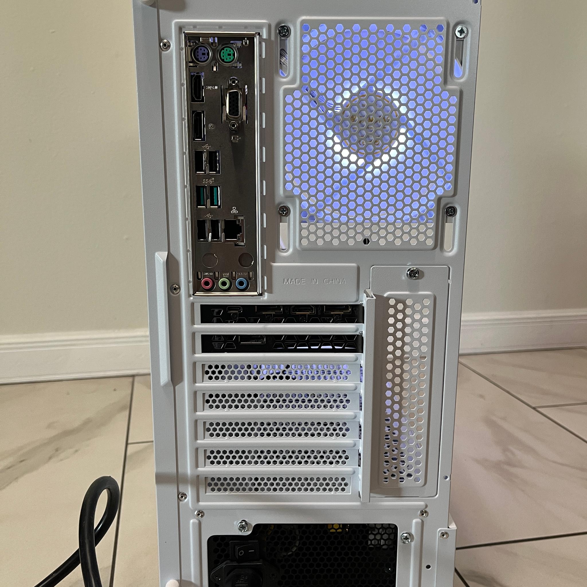 NVIDIA RTX 2070, Intel Core i3-12100, 16GB RAM, 4.2 TB Storage, High FPS Gaming PC w/Wi-Fi & BT