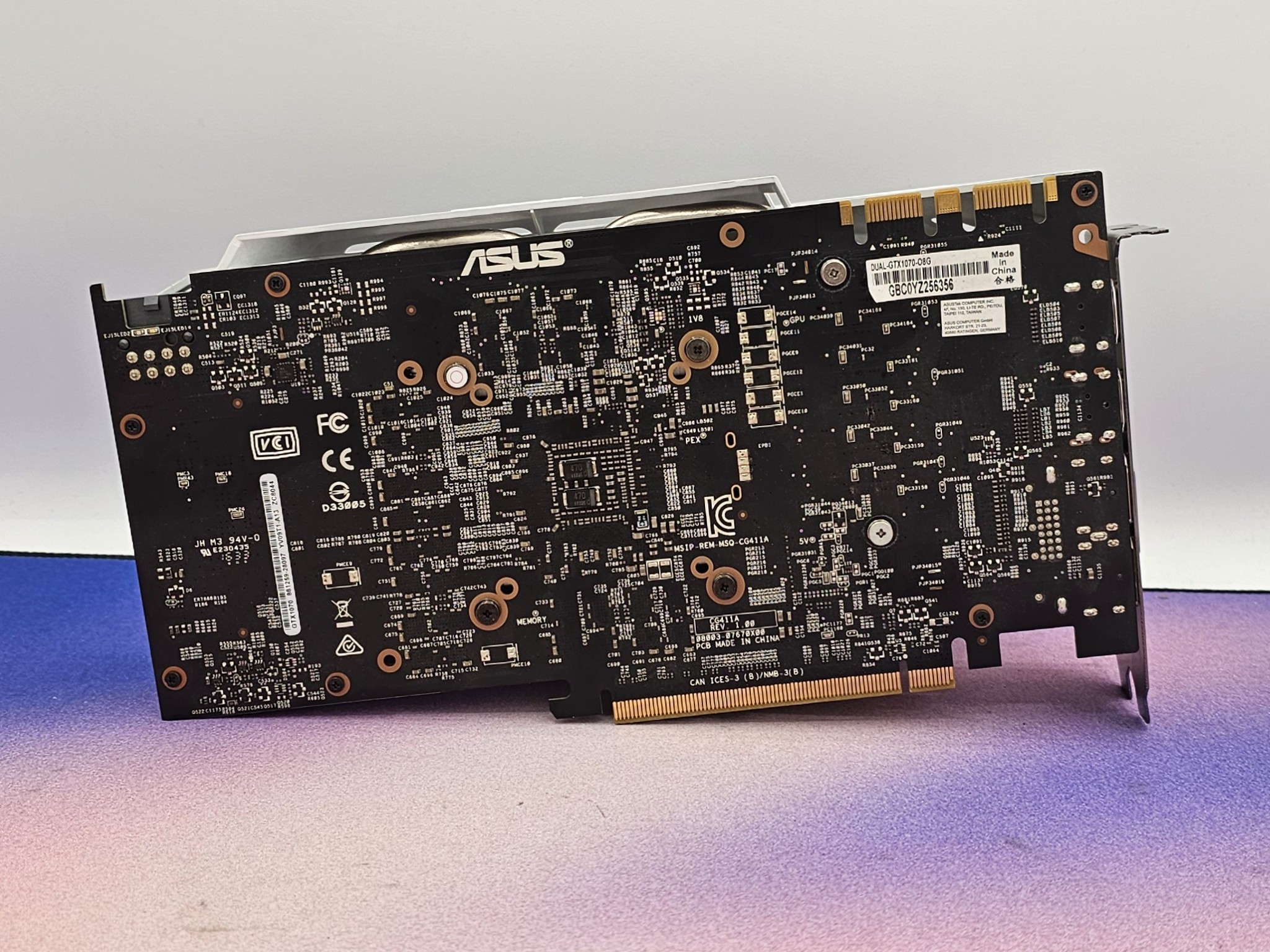 Asus Dual GTX 1070