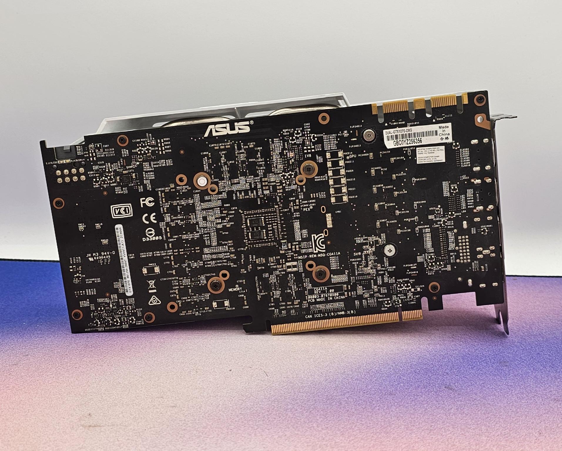 Asus Dual GTX 1070