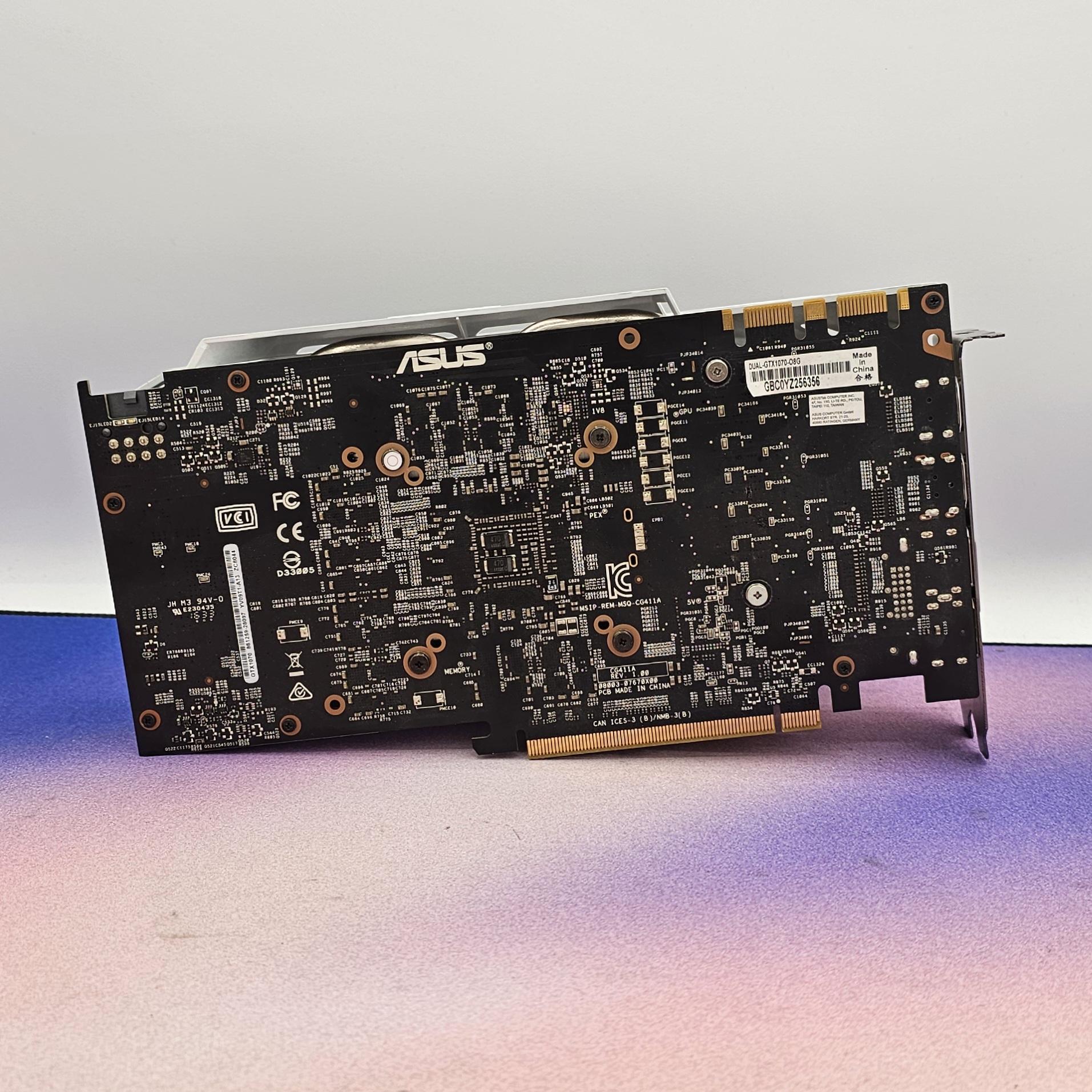 Asus Dual GTX 1070