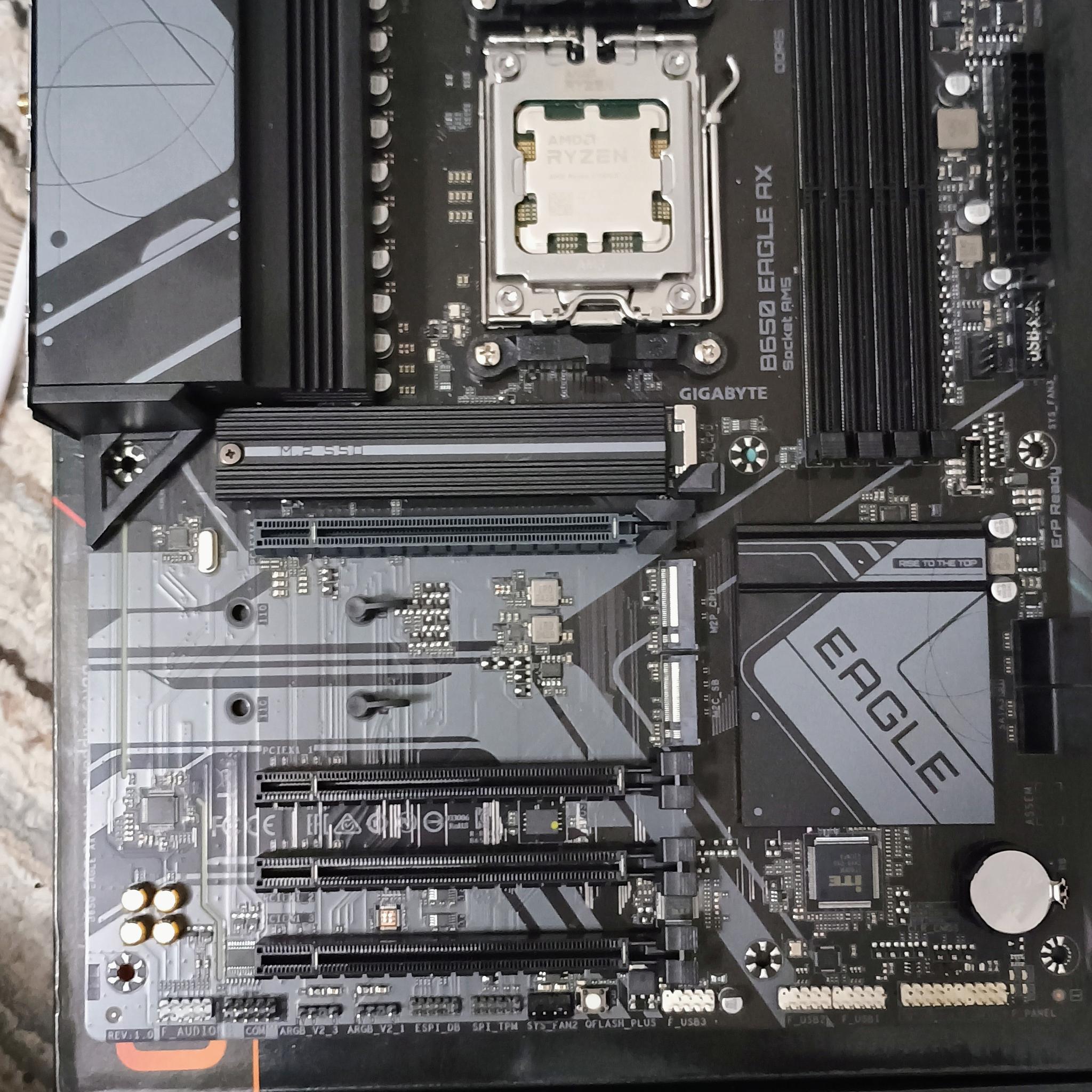 Motherboard + CPU Bundle - Ryzen 5 7600X, GigaByte B650 Eagle AX