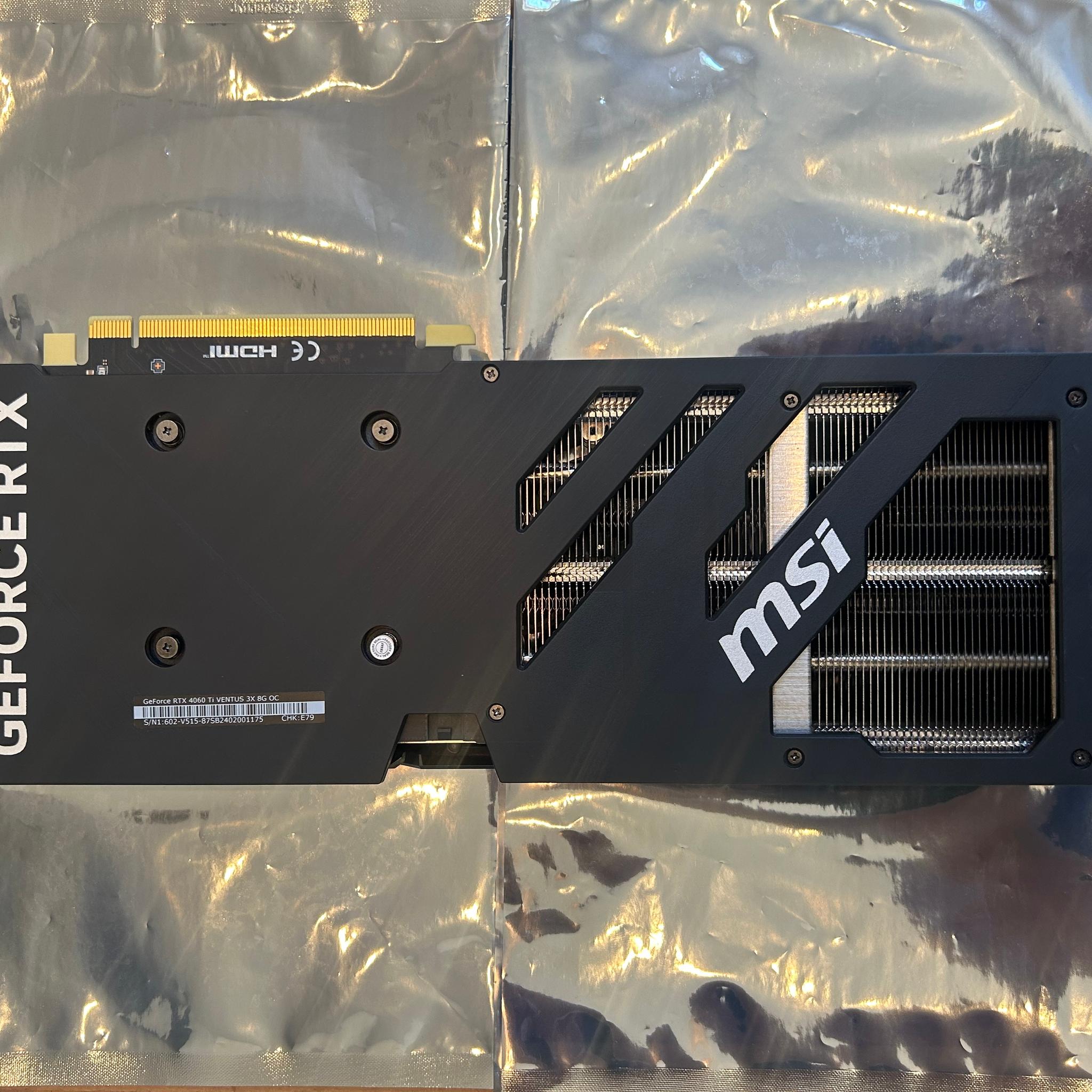 MSI Ventus GeForce RTX 4060 Ti 3X 8G OC