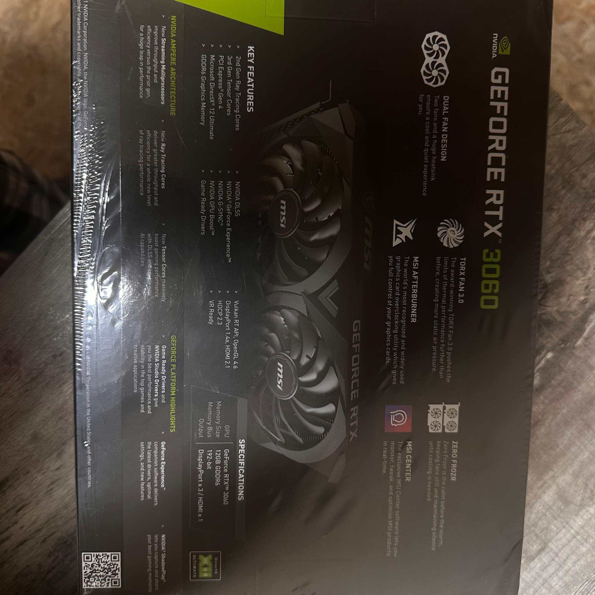 RTX 3060 VENTUS 2X 12GB OC