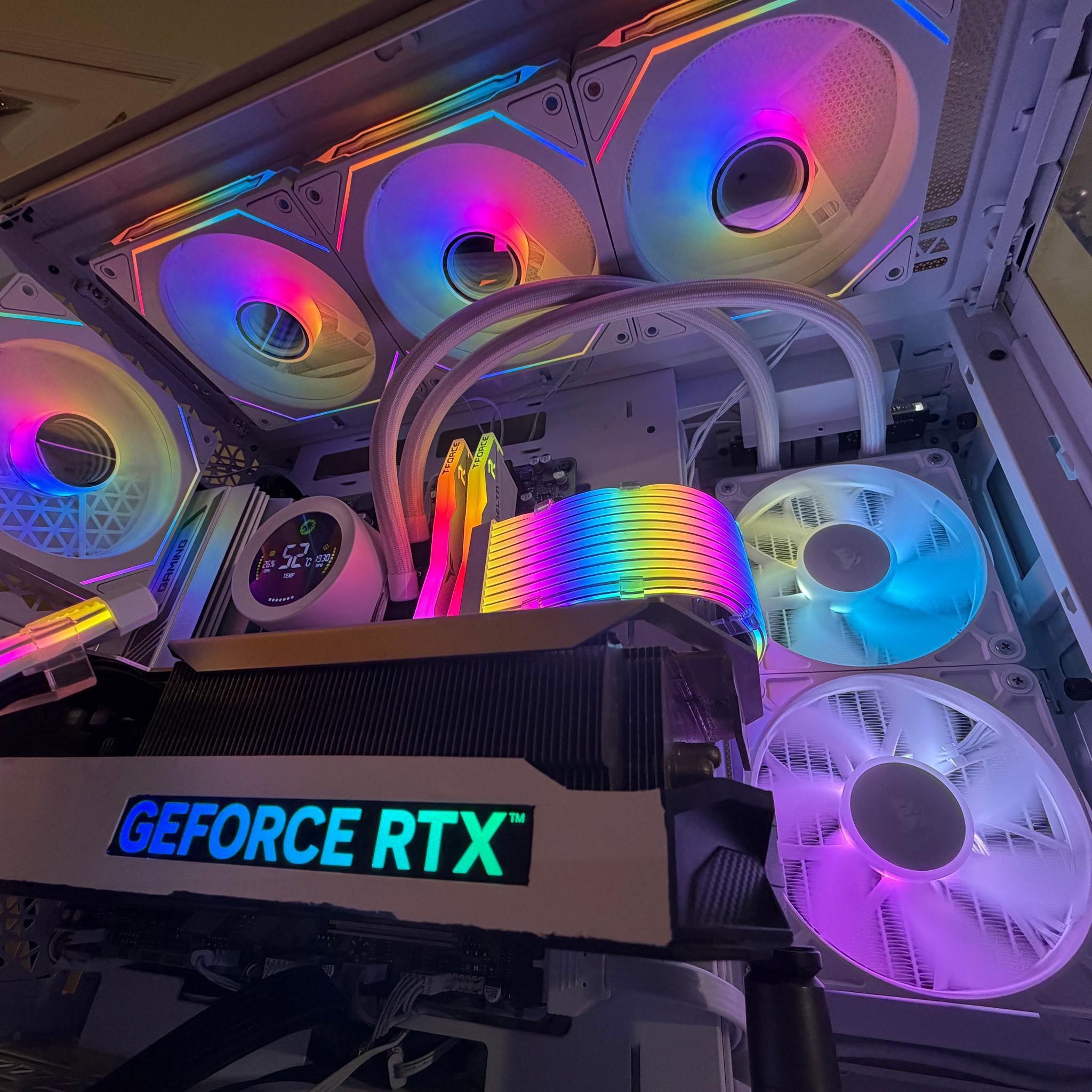 ❄️Corsair Glacier Prime: RTX 4070 Ti • Ryzen 9600X • DDR5 • All-White RGB Build