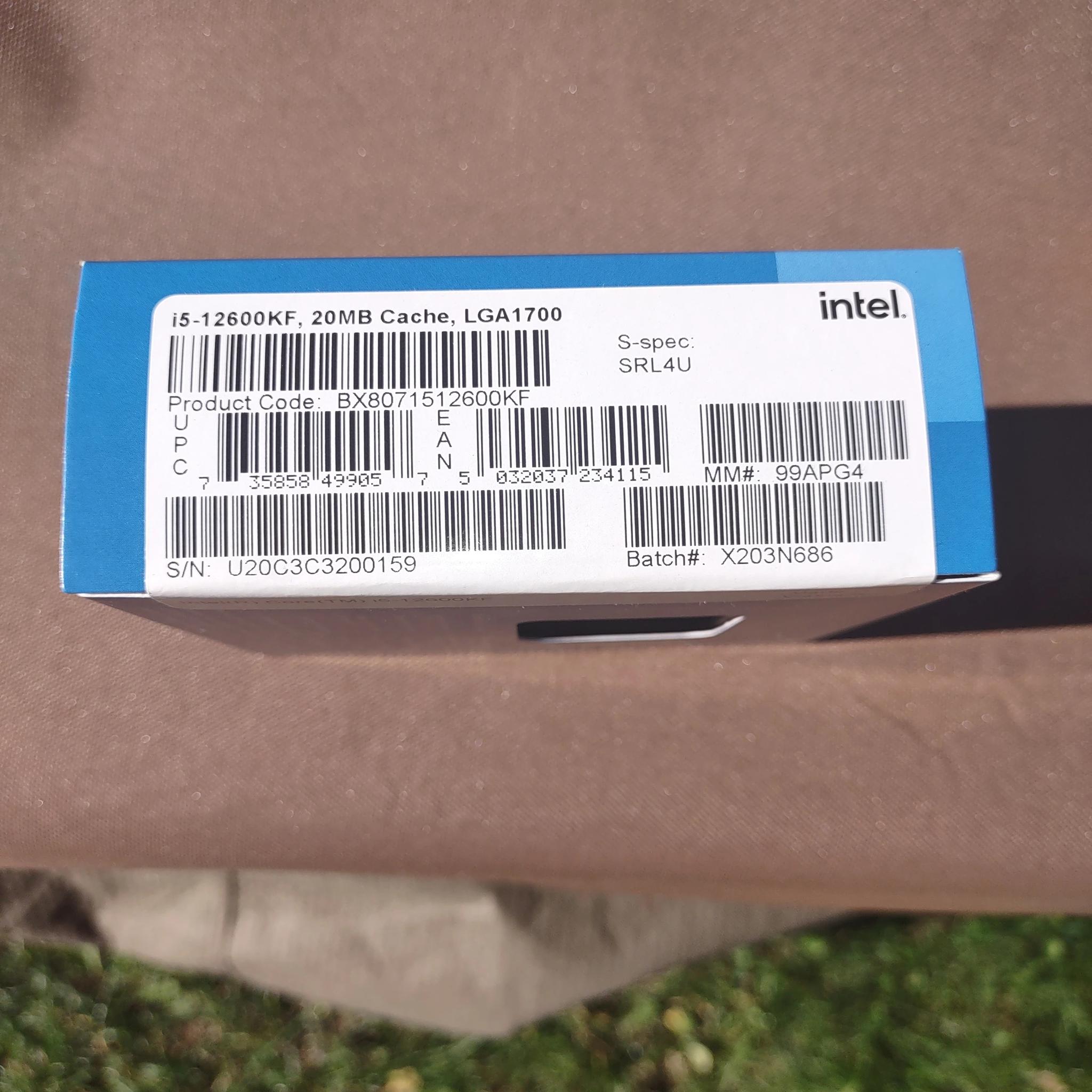  Intel 12600kf processor 