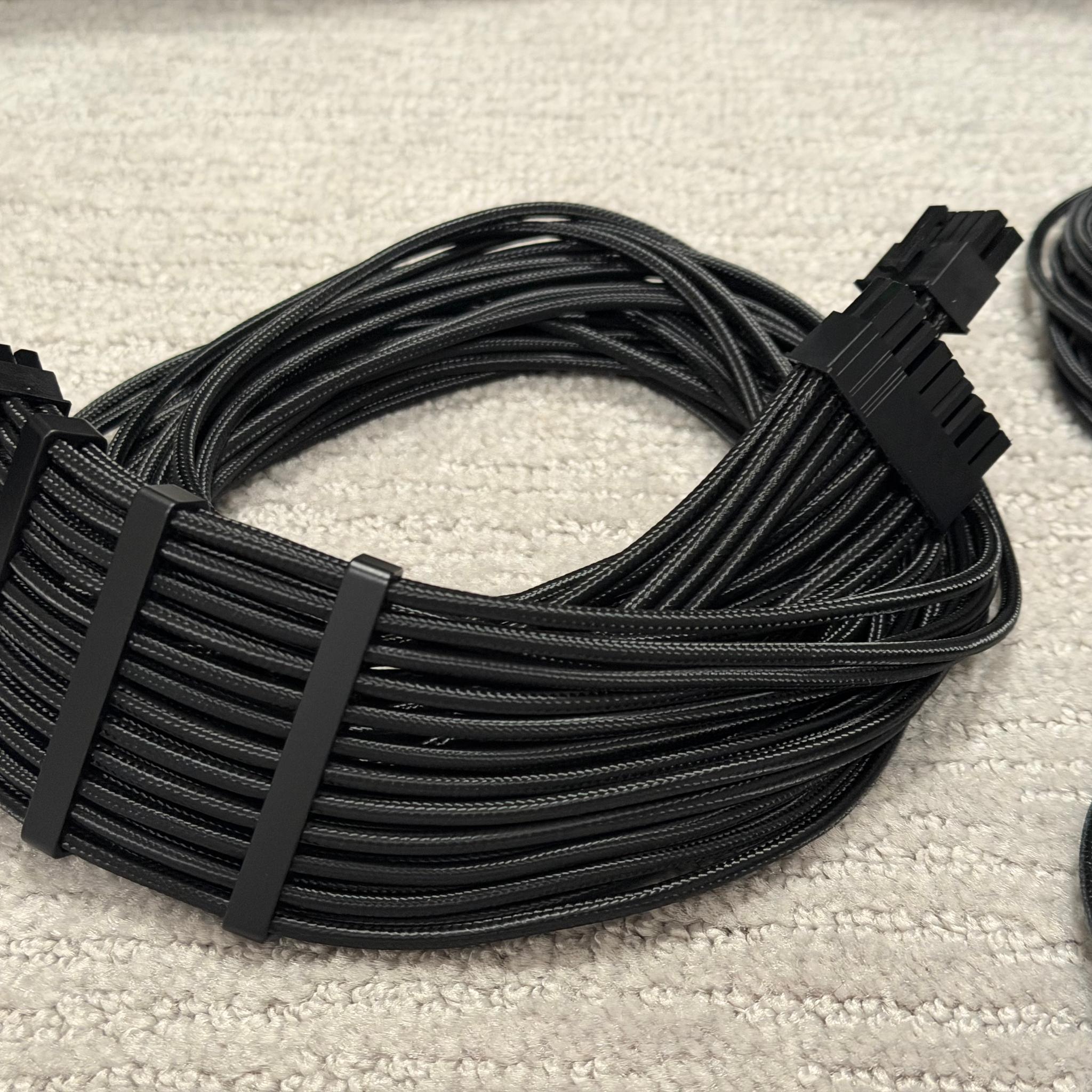 Phanteks 1200w Platinum Power Supply PSU with Sleeved Cable Kit